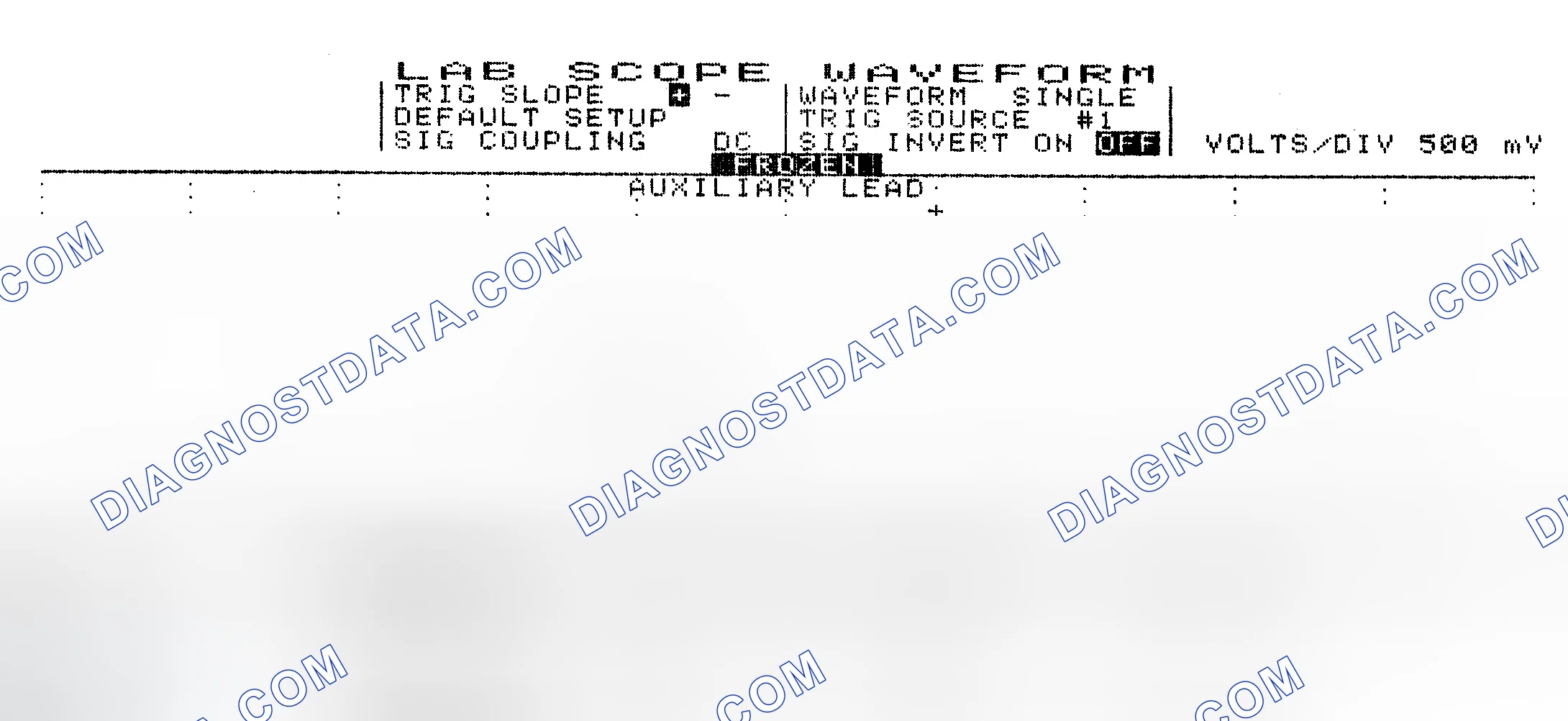 Scheme 10: Single Injector w/Excessive Current Flow - Current Pattern