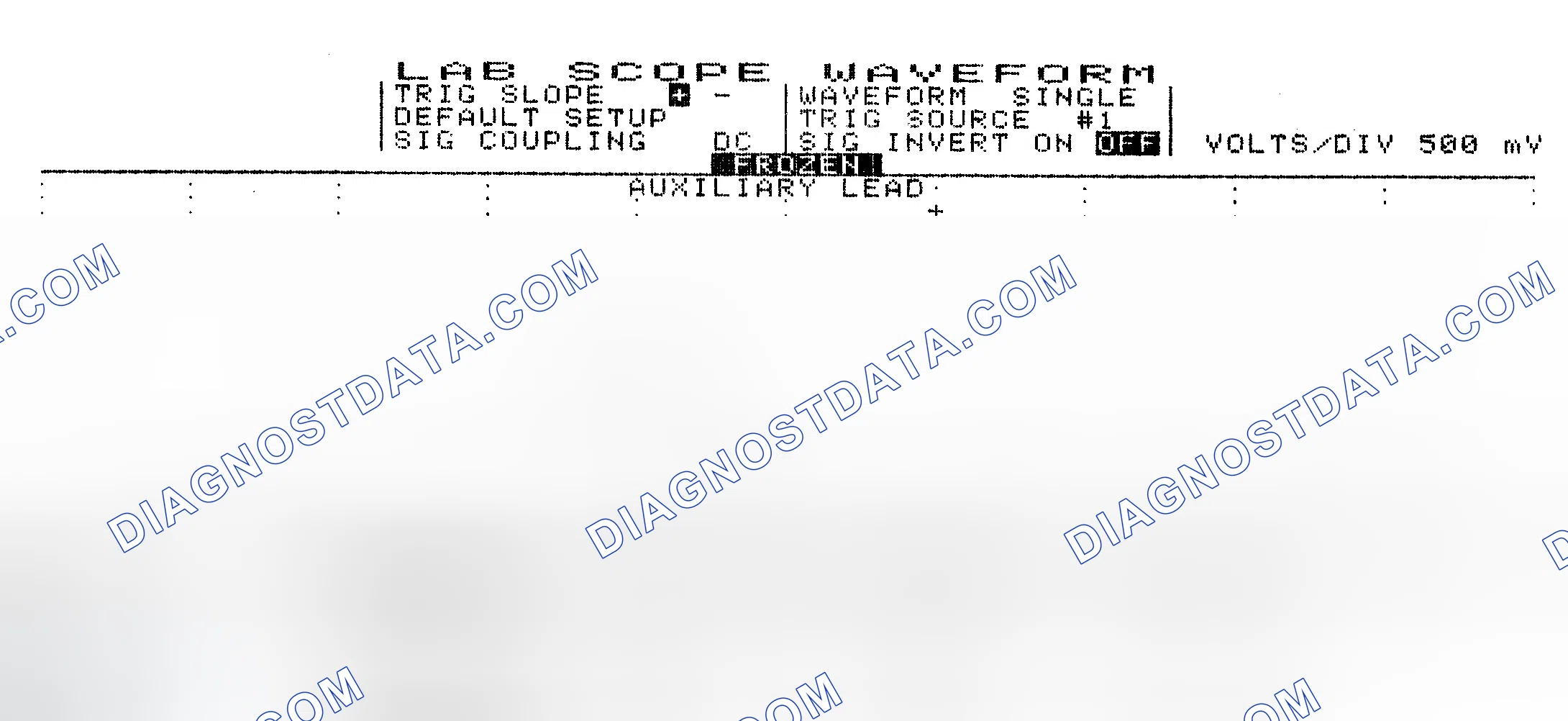 Scheme 10: Single Injector w/Excessive Current Flow - Current Pattern