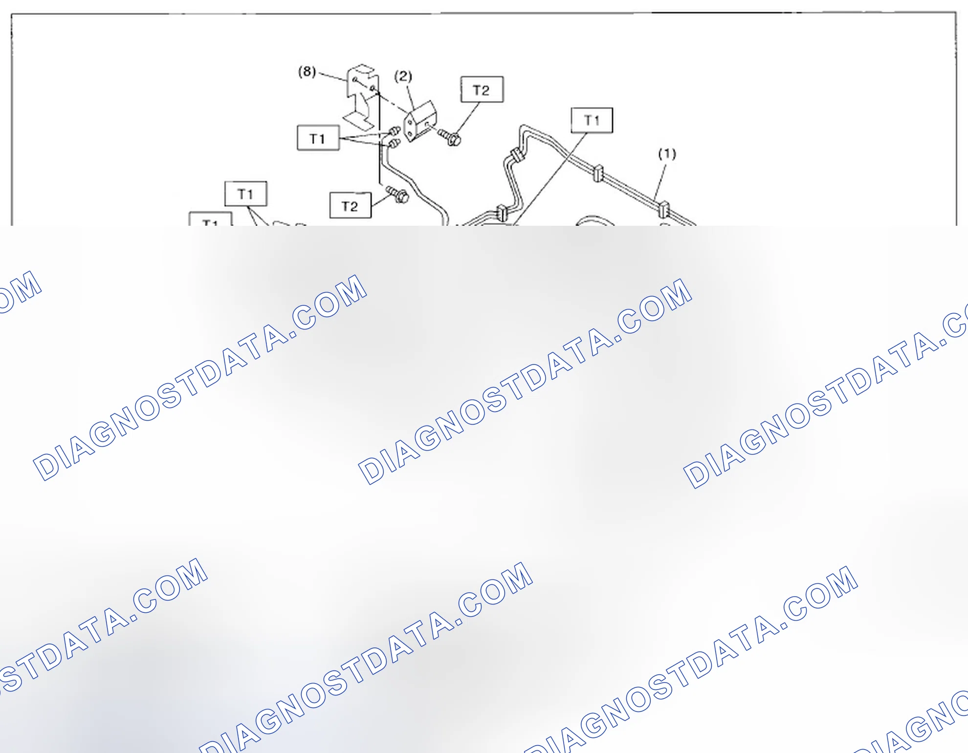 Scheme 4: FRONT BRAKE PIPES AND HOSES