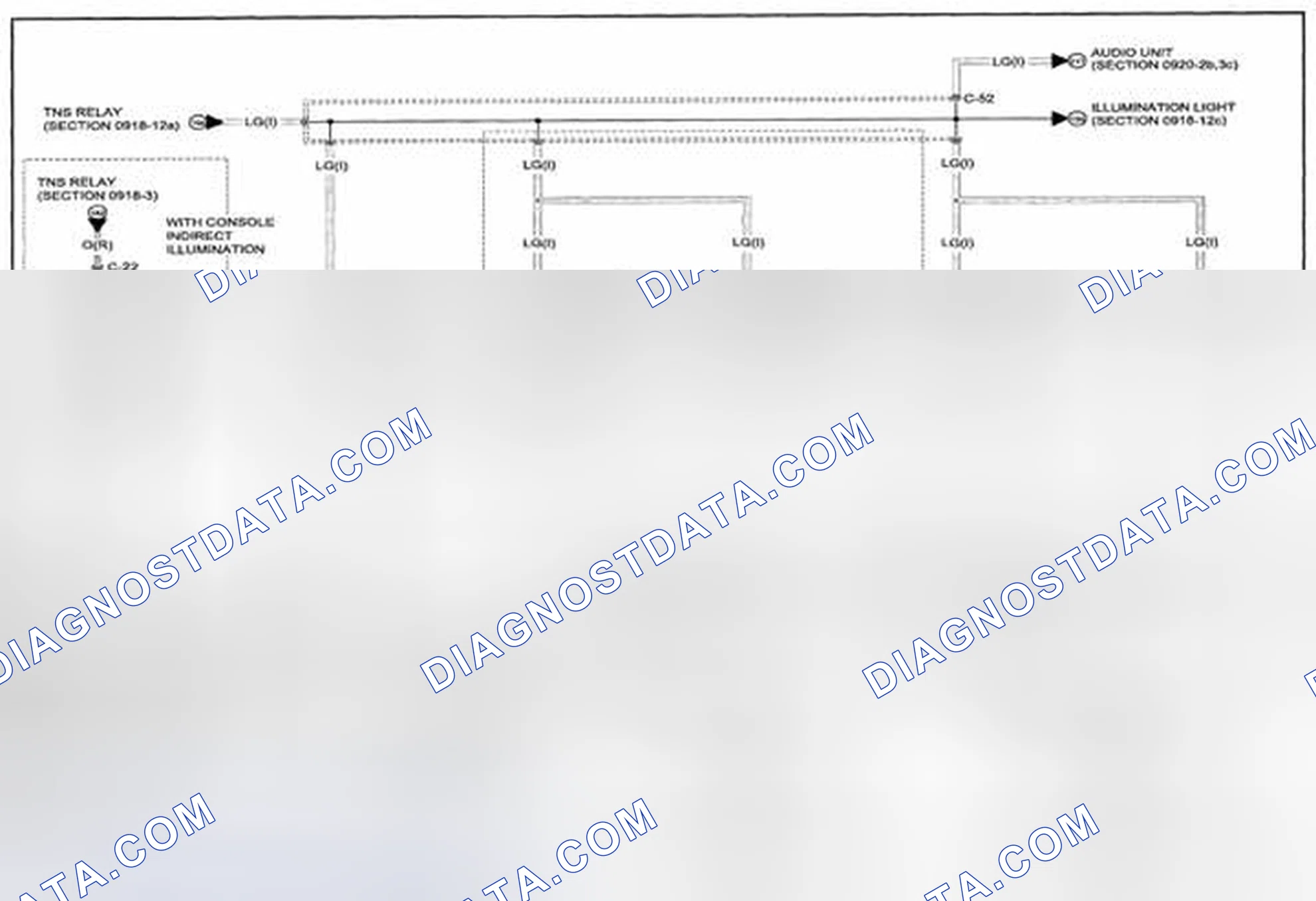 Scheme 326: Illumination Light Wiring Diagram - 0918-12b (1 Of 2)