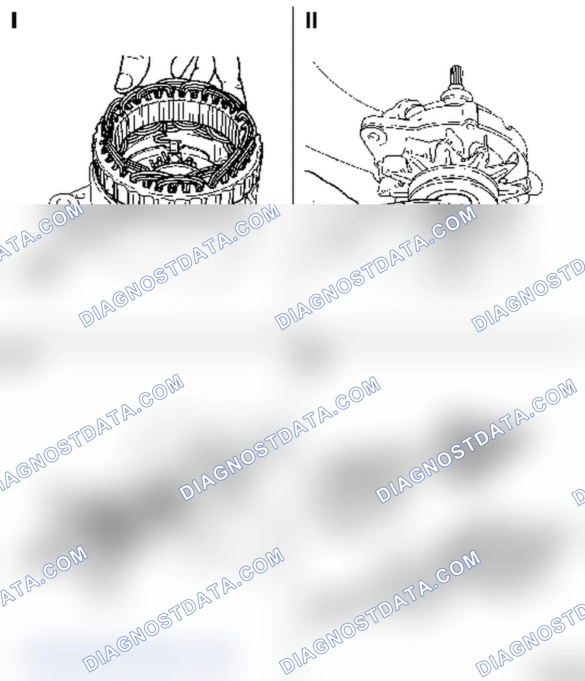 Alternator, Disassemble