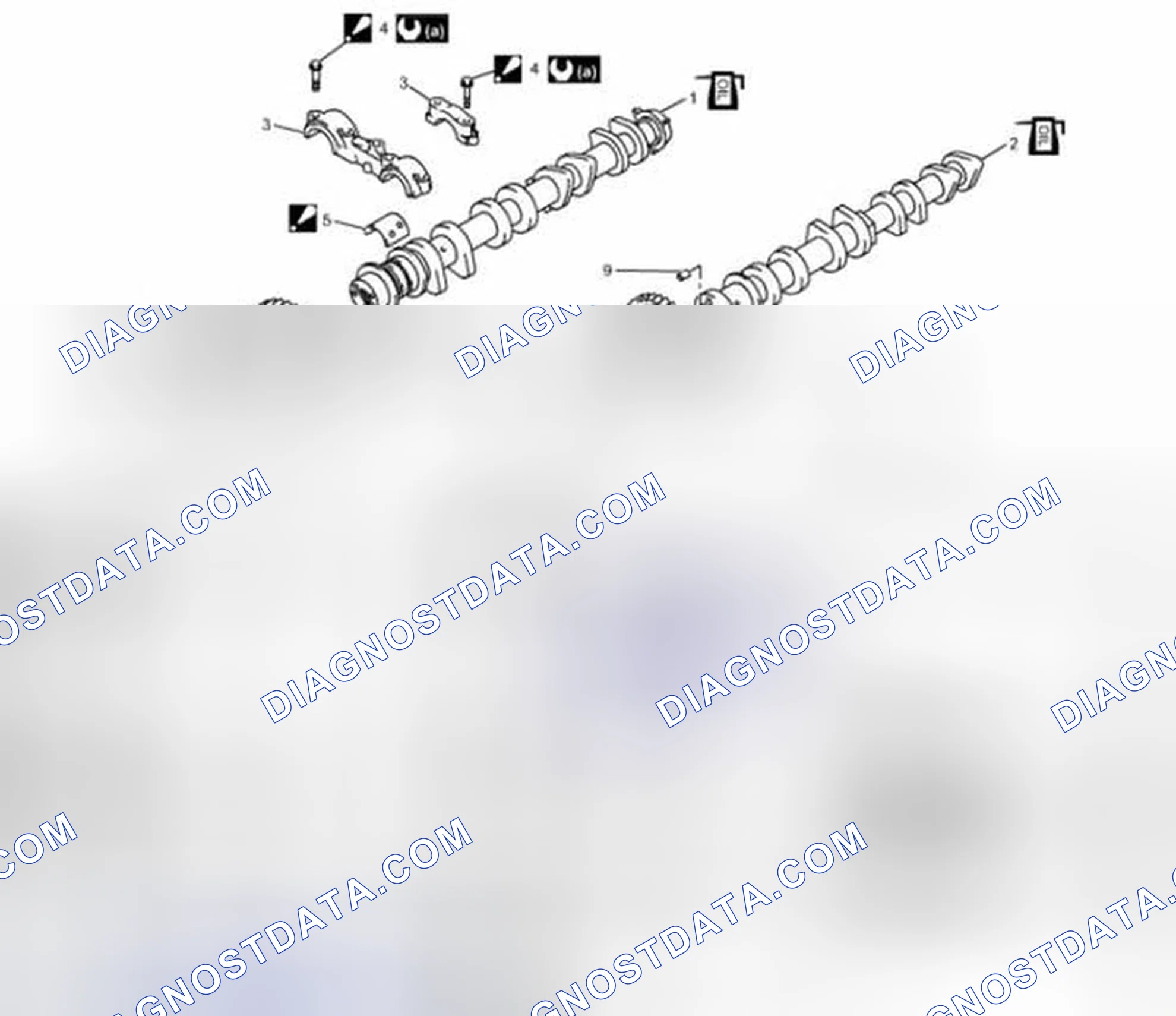 Scheme 39: Camshaft and Tappet Components