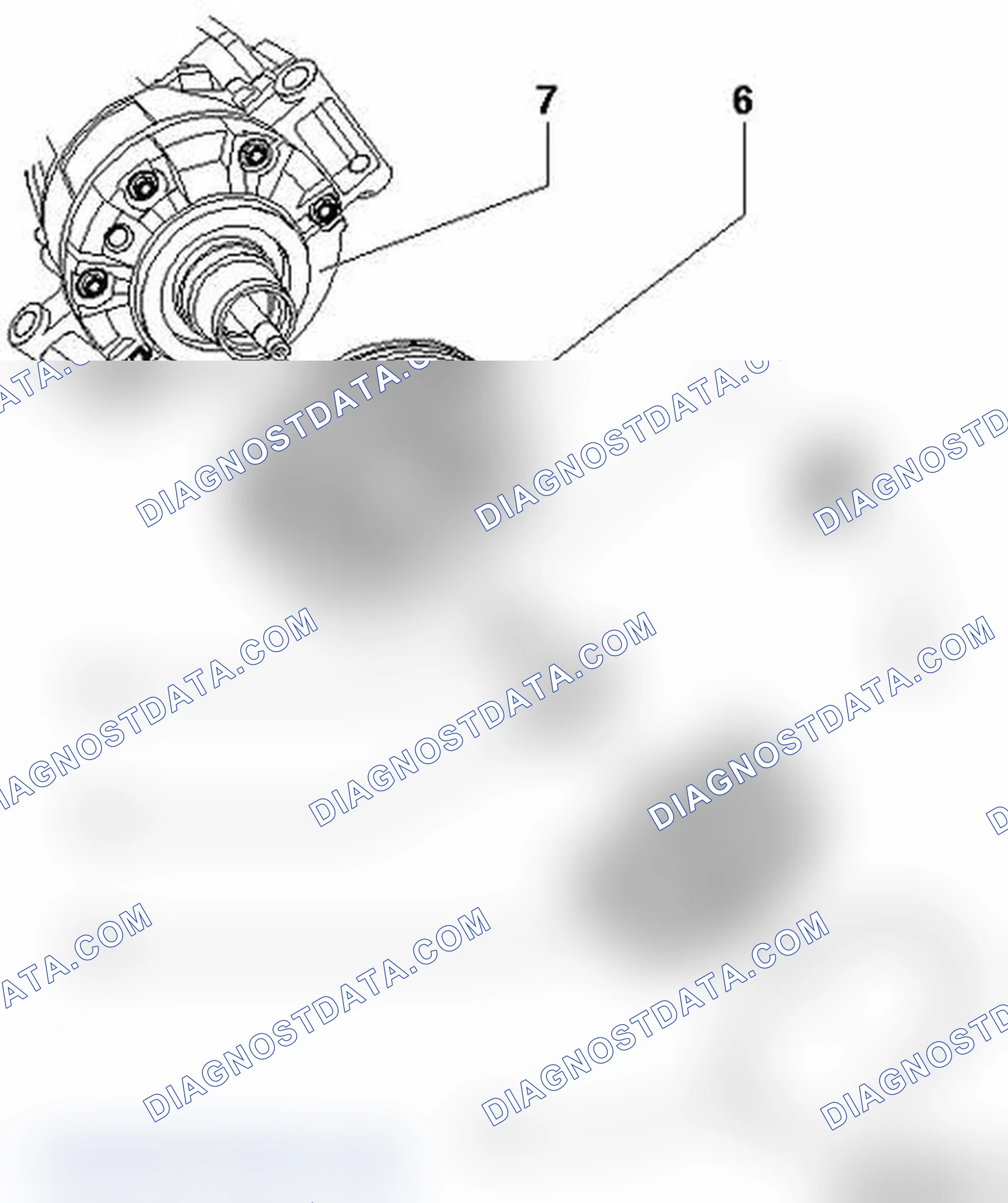 Scheme 26: A/C compressor pulley, replacing (Version "2")