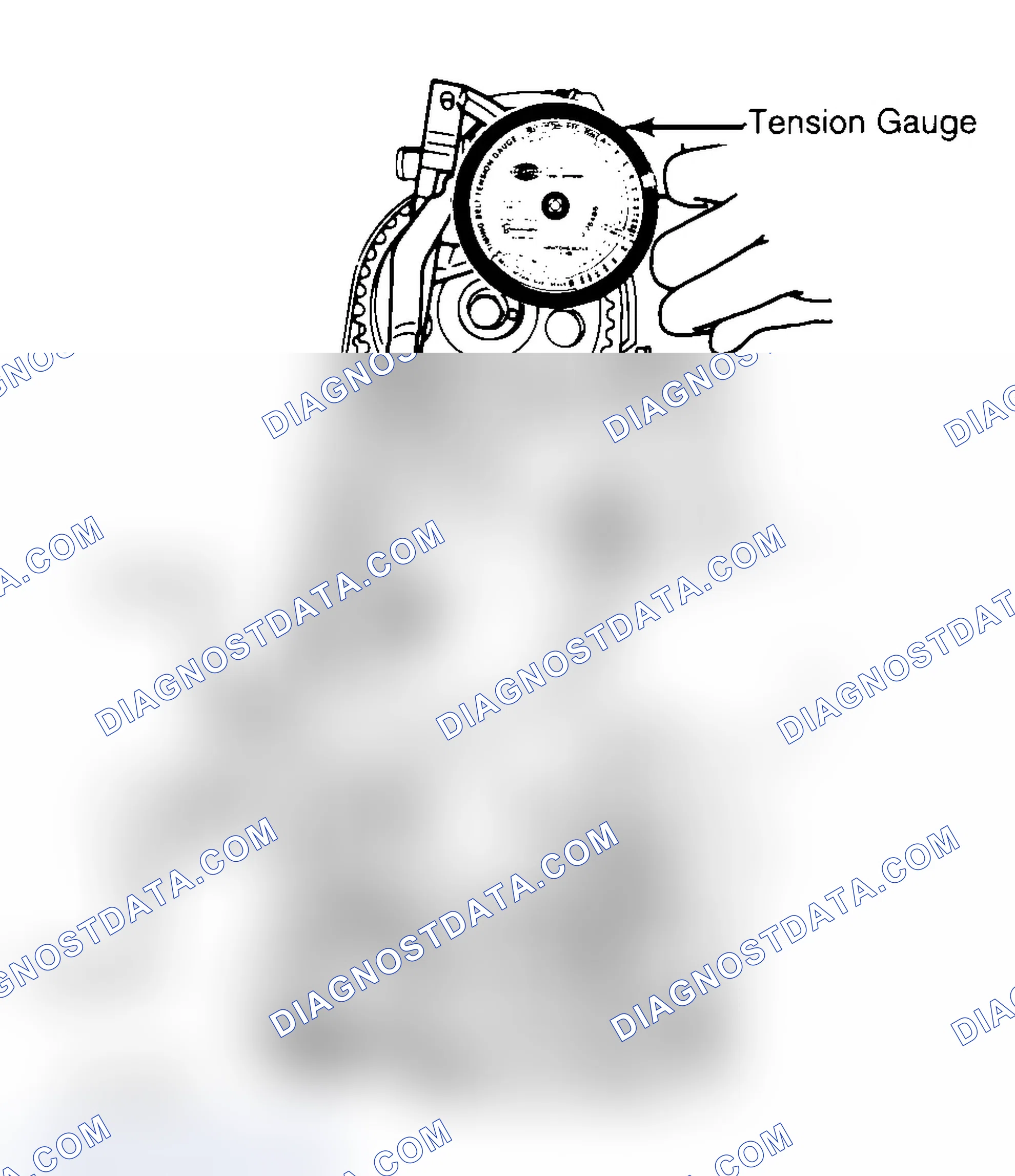 Scheme 28: Adjusting Typical Timing Belt Tension