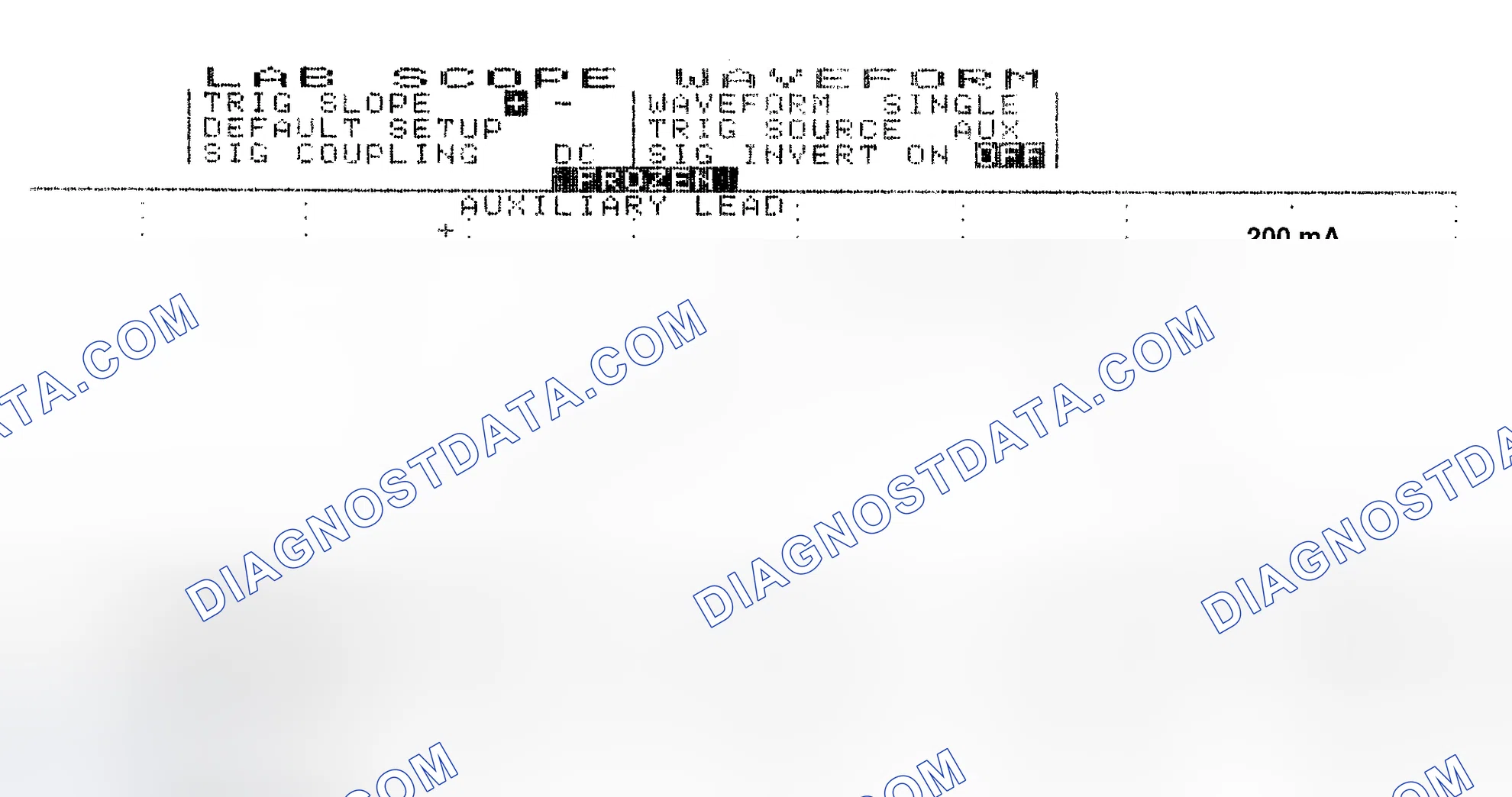 Scheme 13: Single Injector w/Normal Current Flow - Current Pattern