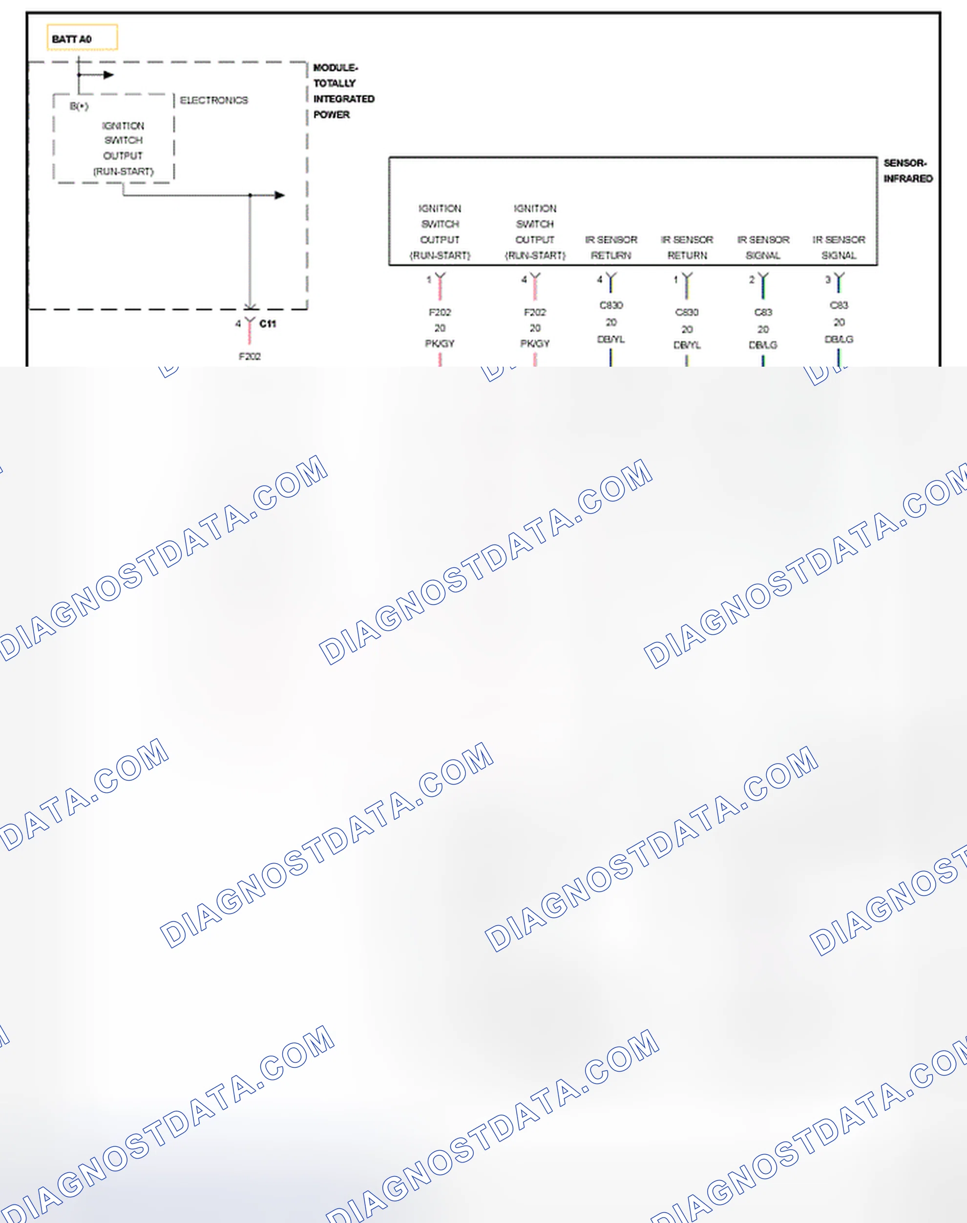 Scheme 1: B1031-EVAPORATOR TEMPERATURE SENSOR CIRCUIT LOW