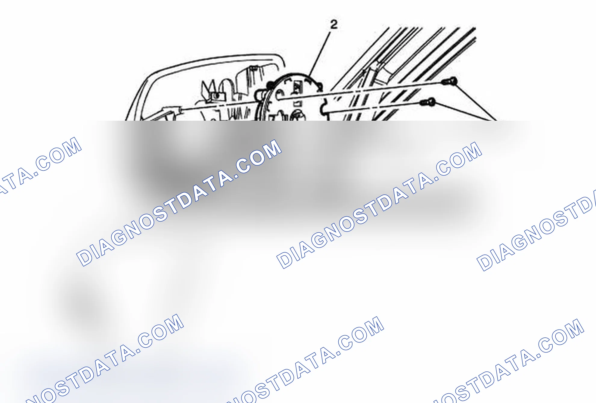 Scheme 13: Outside Rearview Mirror Inner Actuator Replacement