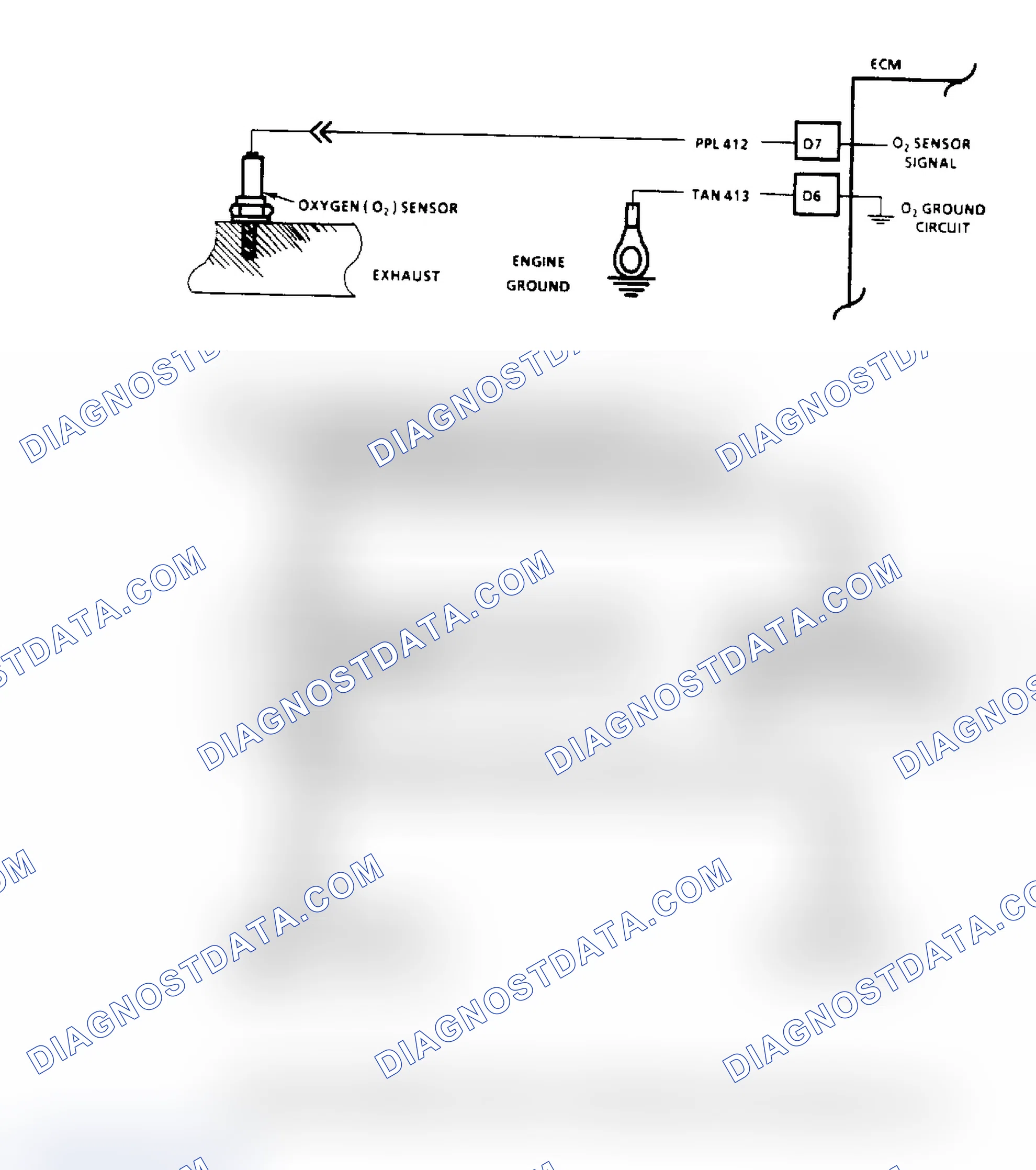 Scheme 100: Code 45, Rich Exhaust Indication Flow Chart & Schematic