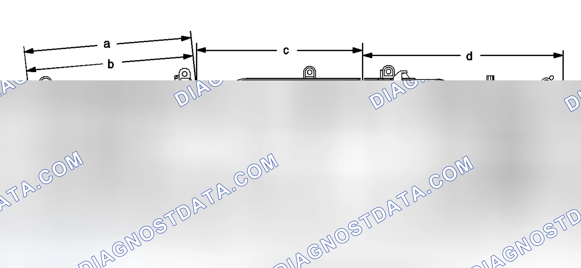 Scheme 3: Dimensions - Frame (1500 Tahoe/Yukon/Escalade 2WD/4WD)
