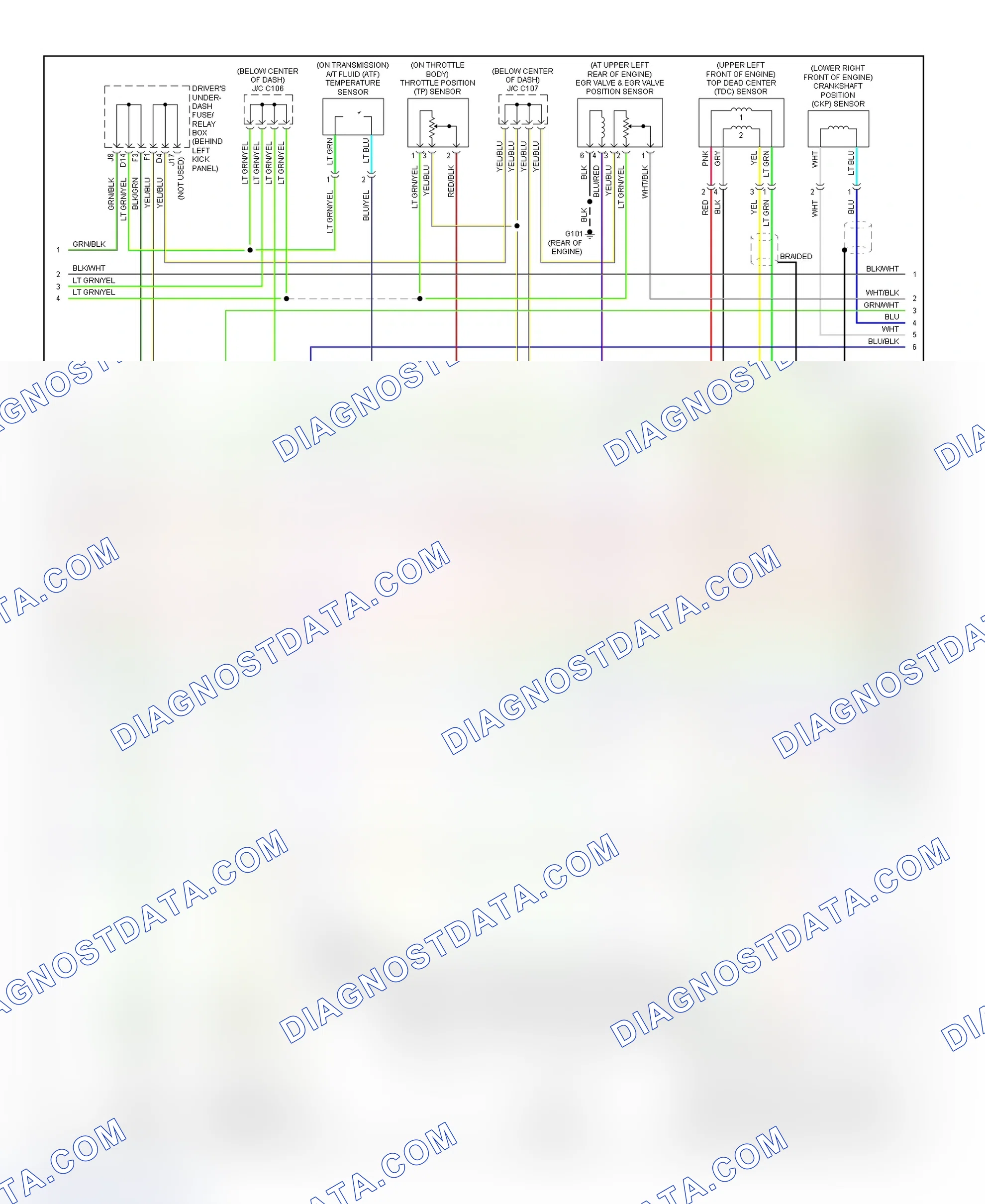 Scheme 4: Wiring Diagram (MDX 3.5L - 4 Of 5)