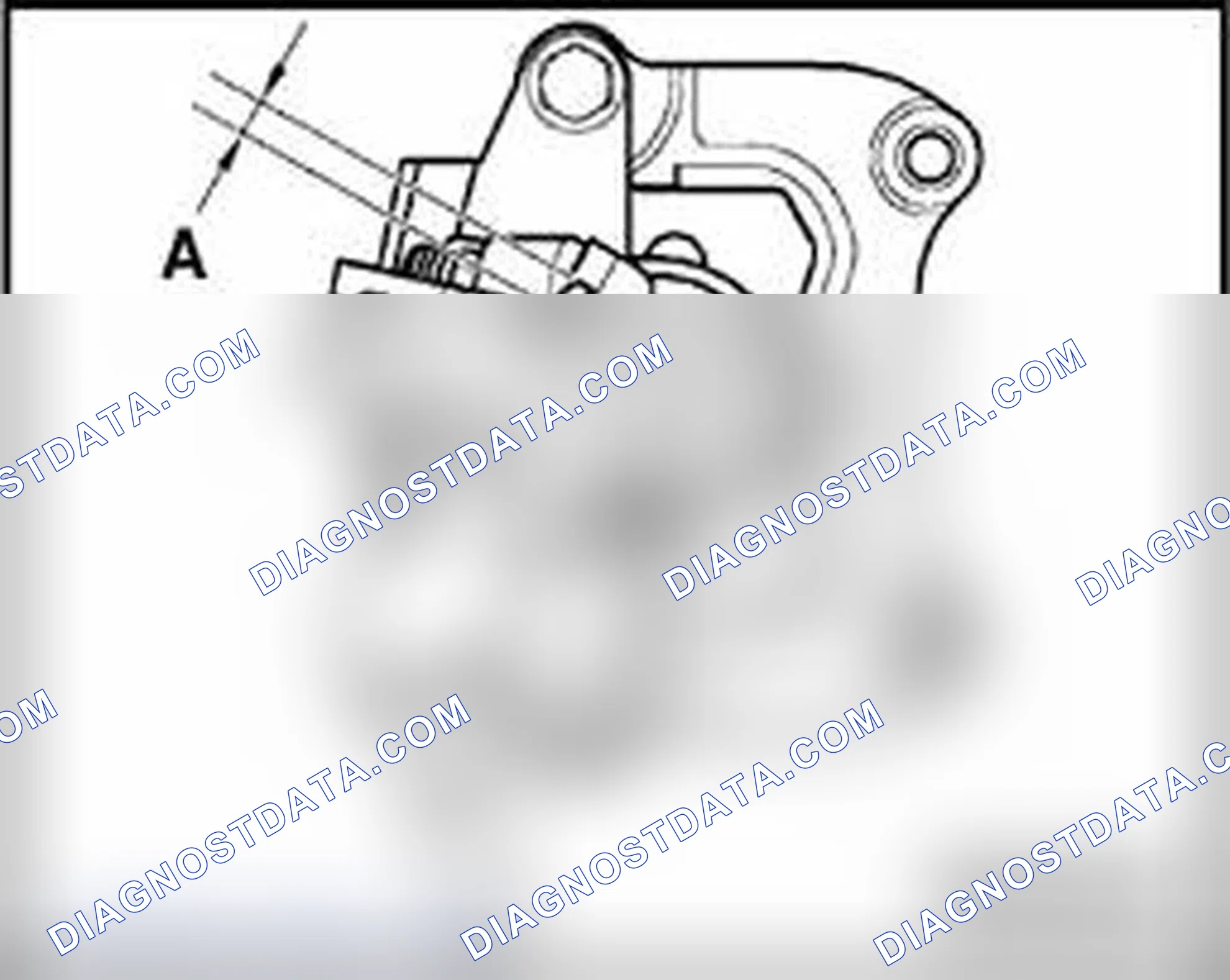 Scheme 100: Parking brake, adjusting