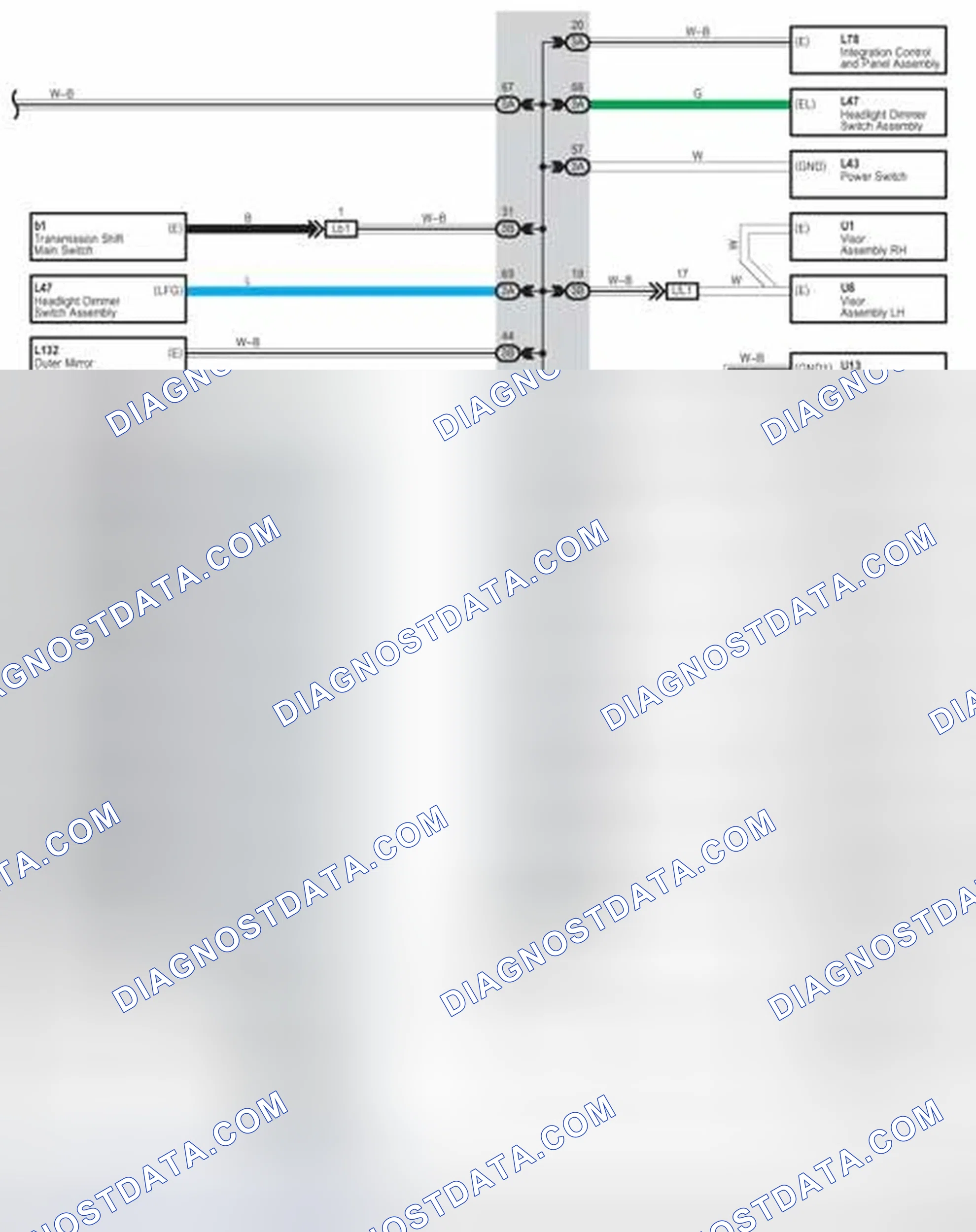 Scheme 608: Ground Point Electrical Wiring Diagram (6 Of 8)