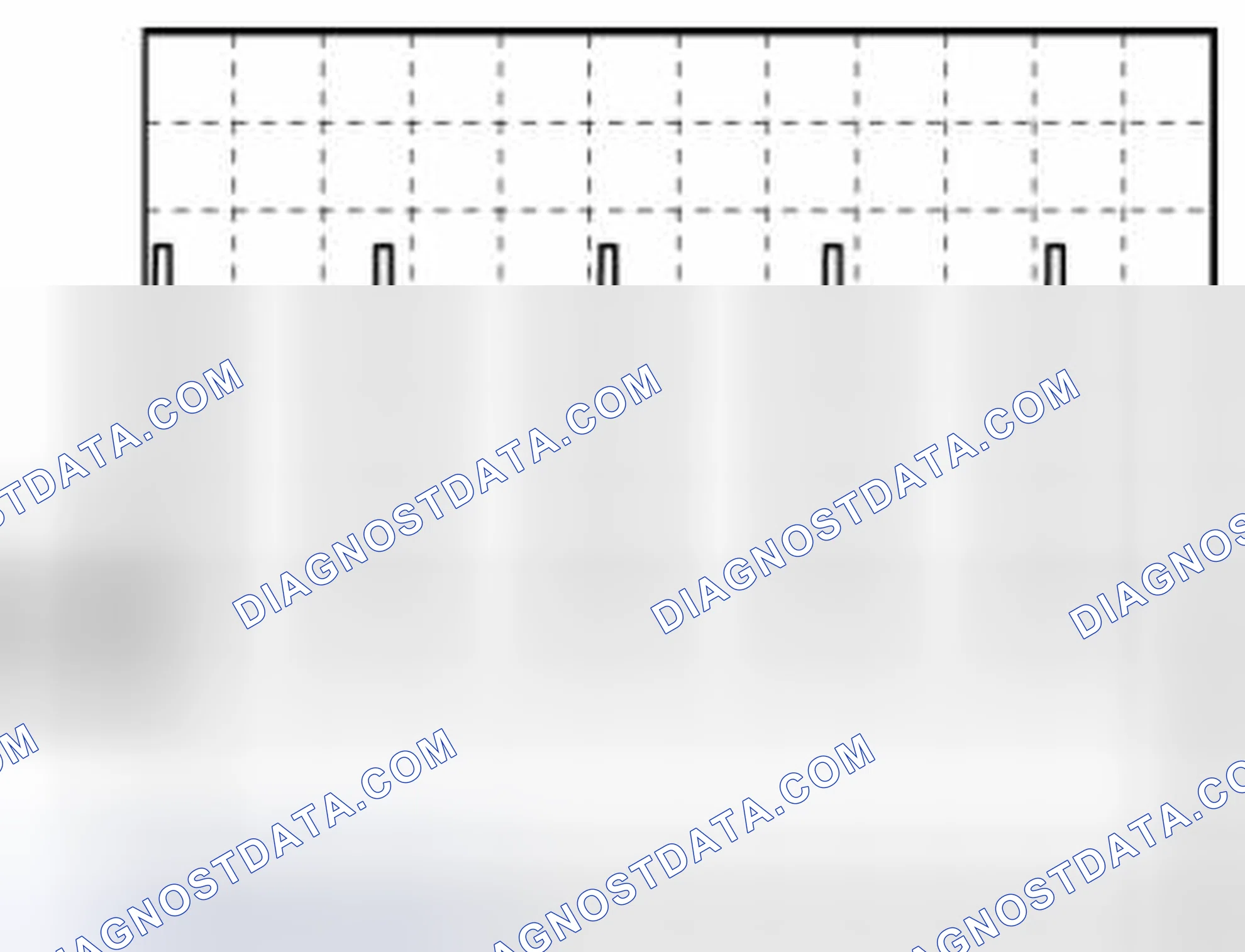 Scheme 45: APP Sensor No.2 Signal Waveform Graph - Accelerator Pedal Released