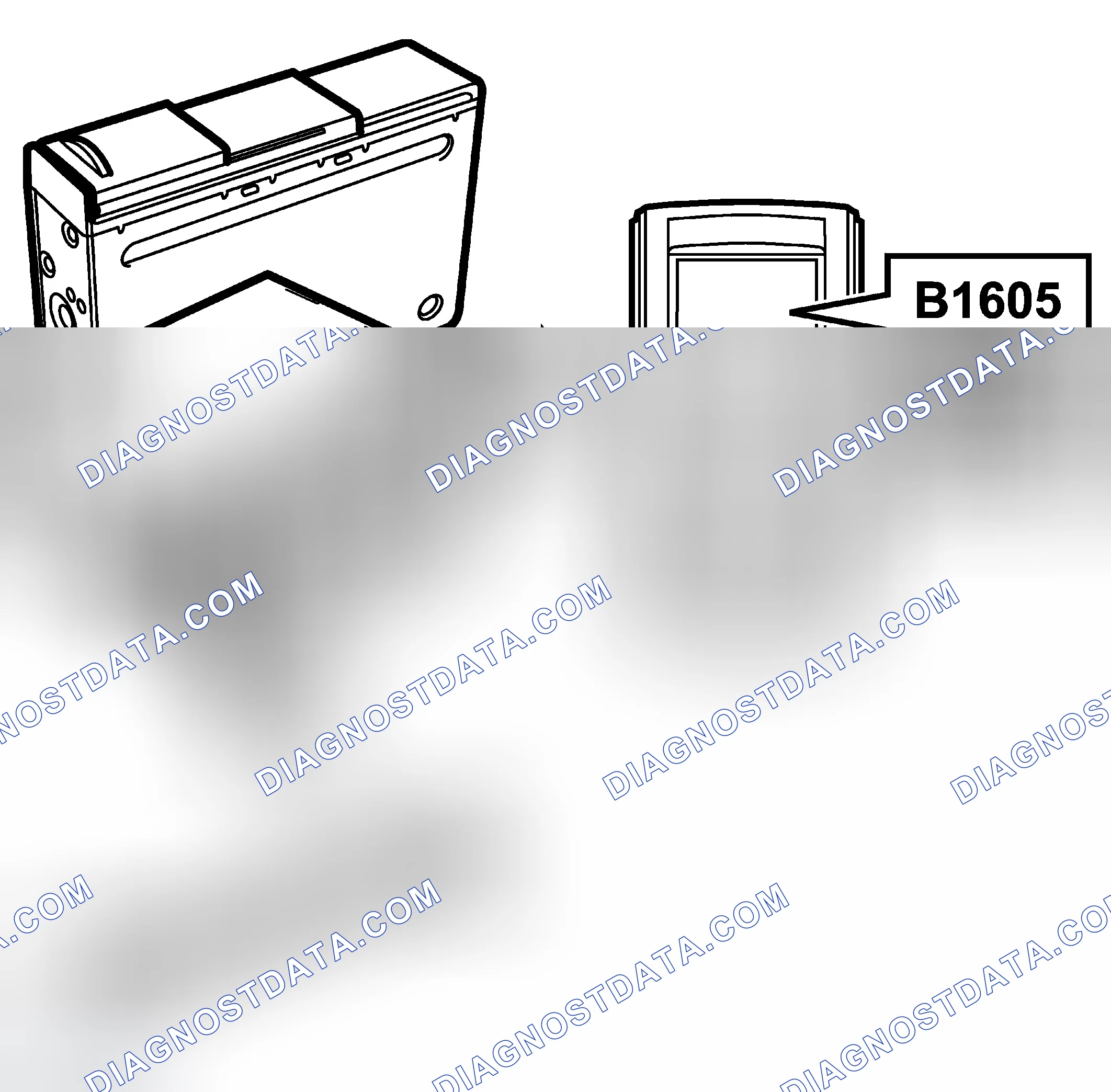 Scheme 1: DTC B1605, B2600, B2602, B2610: CD Changer Internal Fault