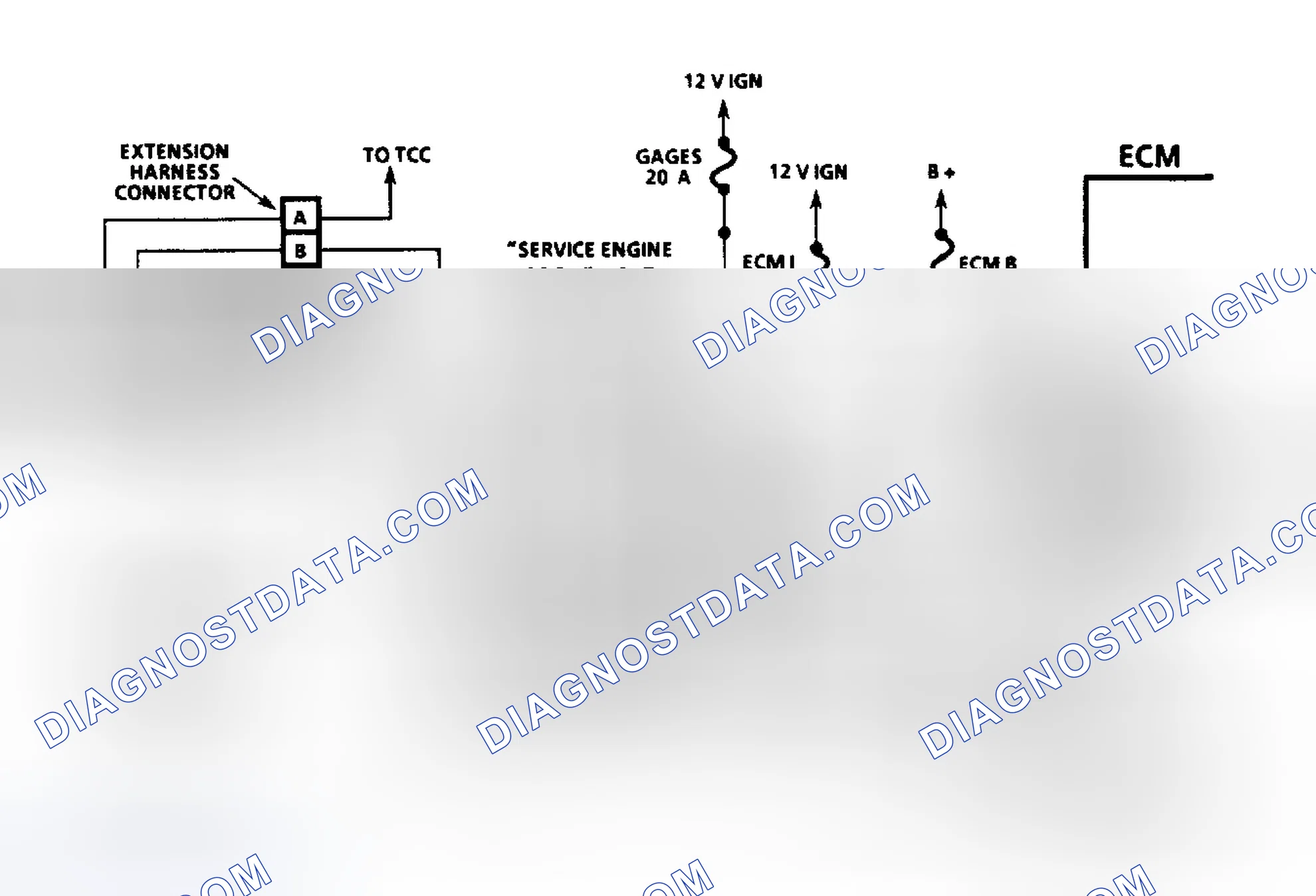 Scheme 6: Diesel Fuel Injection Diagnostic Circuit Schematic (Commercial Van & Van)