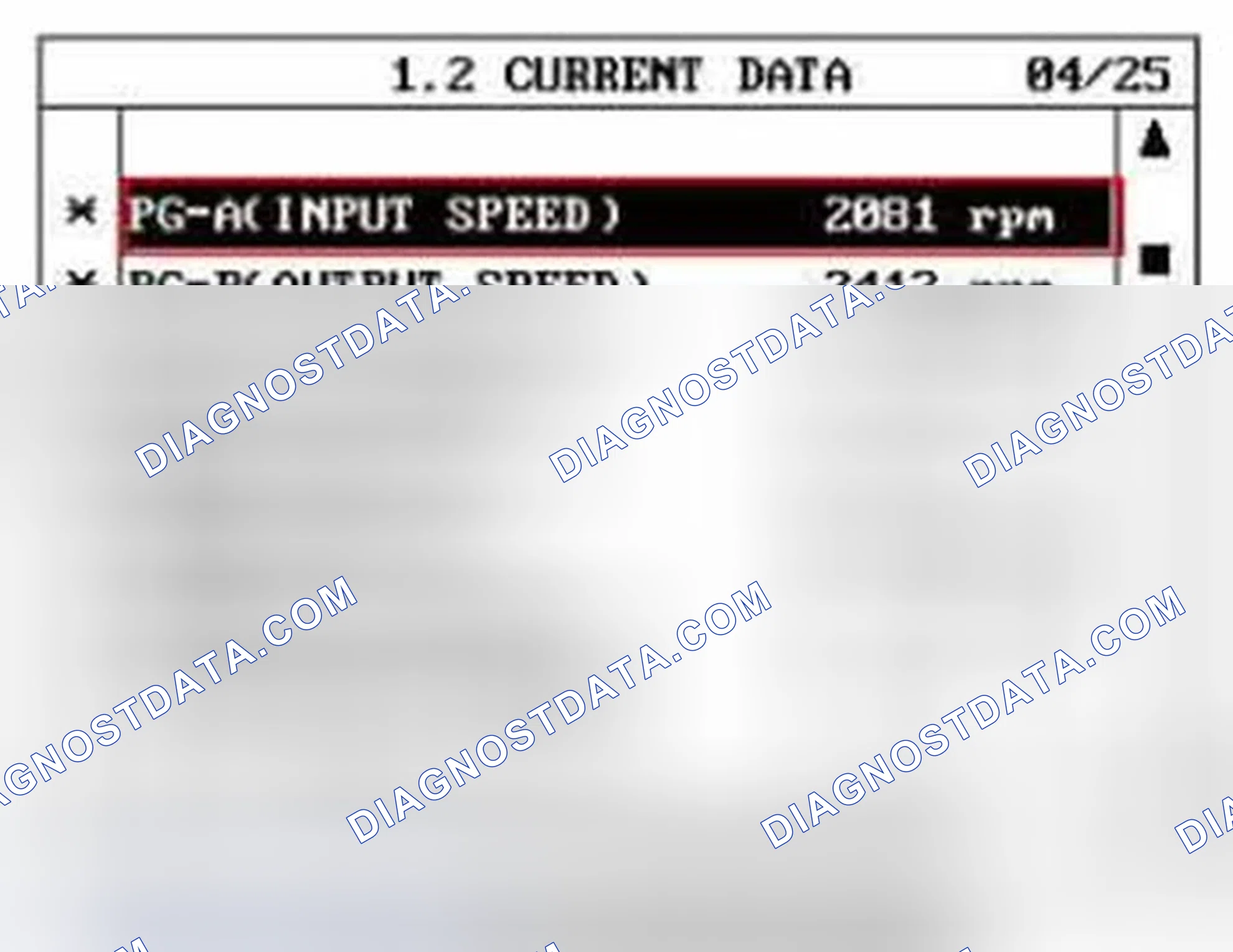 Scheme 629: Monitor Scantool Data