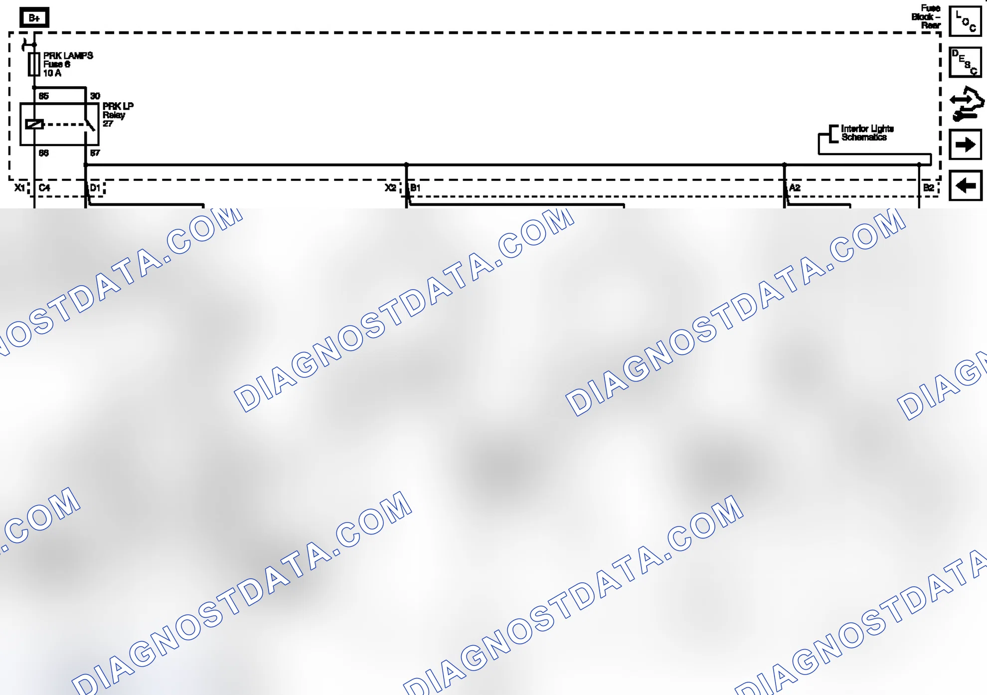 Scheme 6: Park, Marker, and License Lamps Wiring Schematics