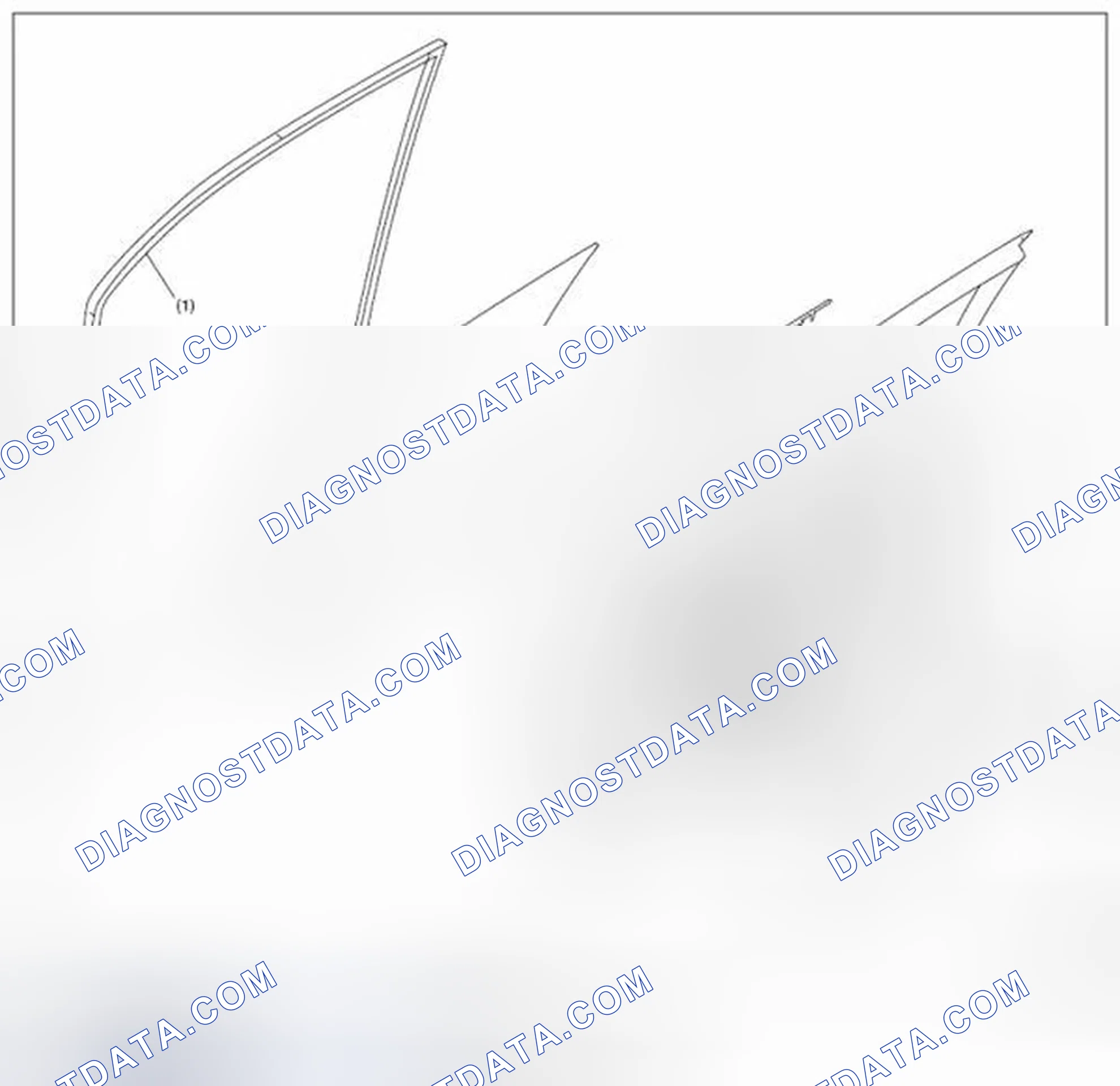 Scheme 9: FRONT DOOR GLASS