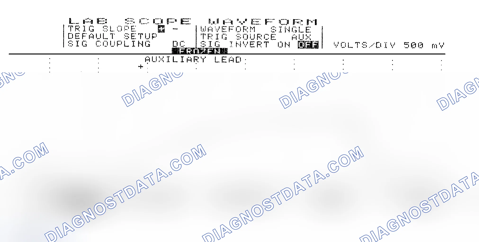 Scheme 14: Single Injector w/Excessive Current Flow - Current Pattern