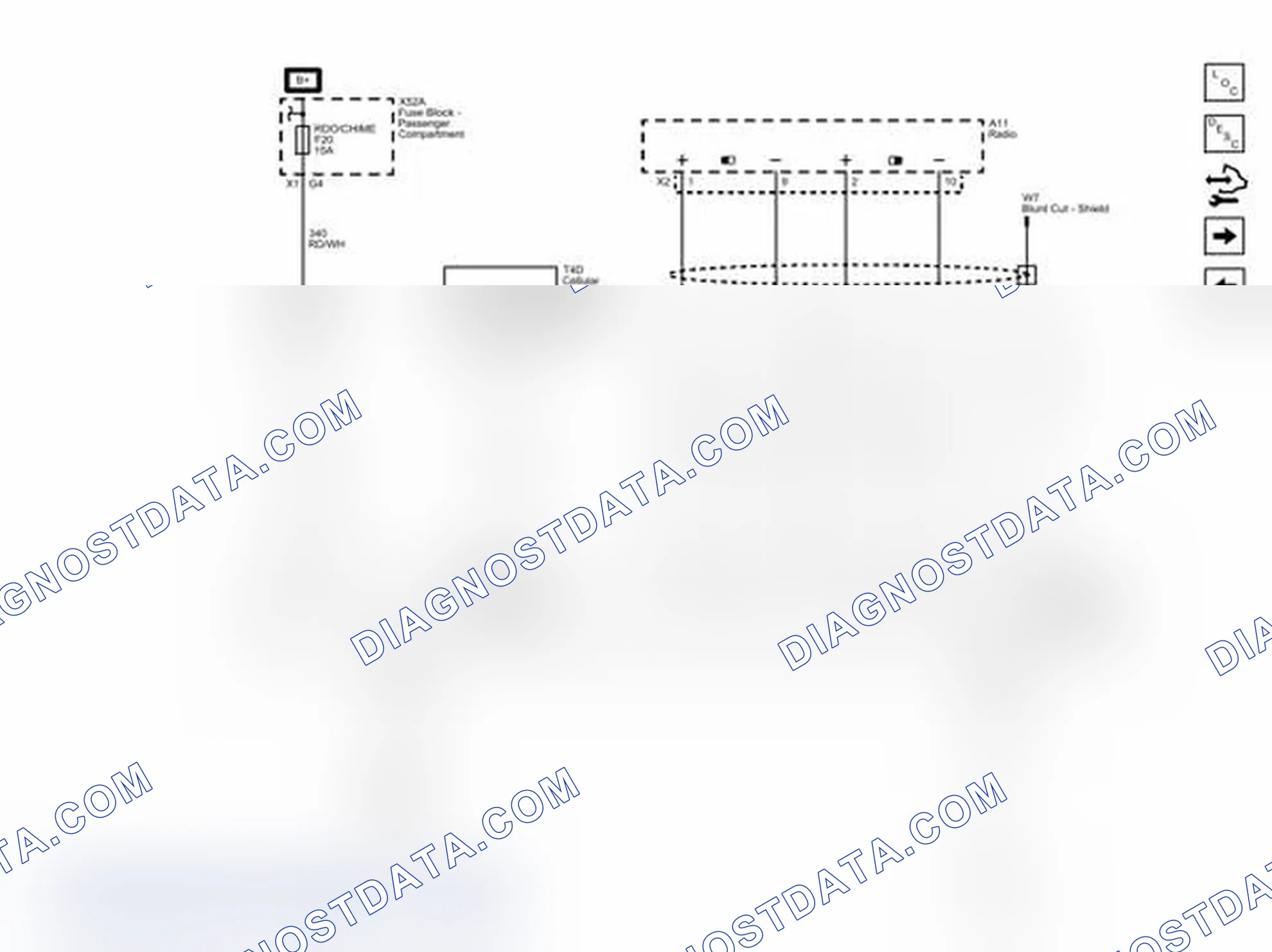 Scheme 3: Digital Radio Receiver (U2K) Wiring Schematics