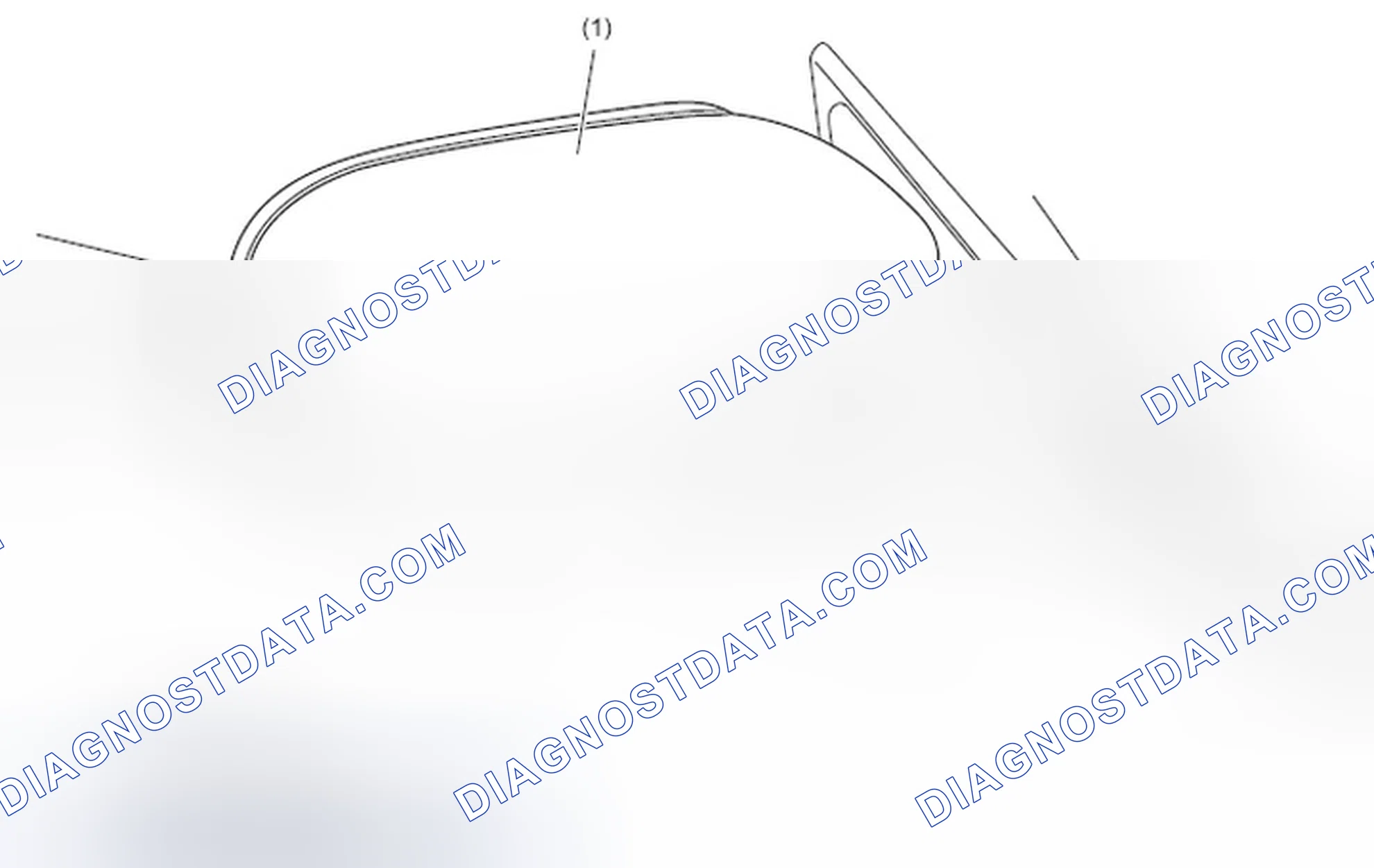 Scheme 4: Identifying Door Mirror Scalp Cap, Groove And Side Turn Signal Light