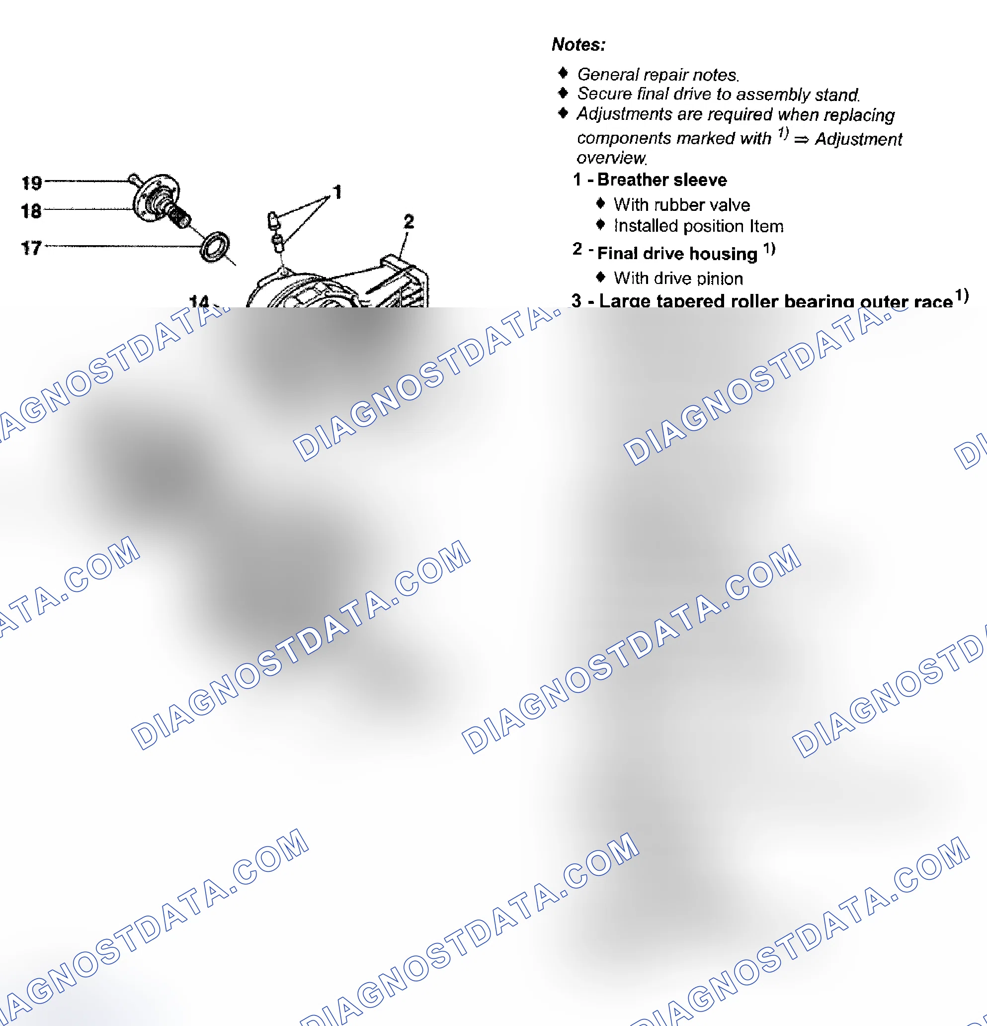 Scheme 149: DIFFERENTIAL, REMOVING & INSTALLING