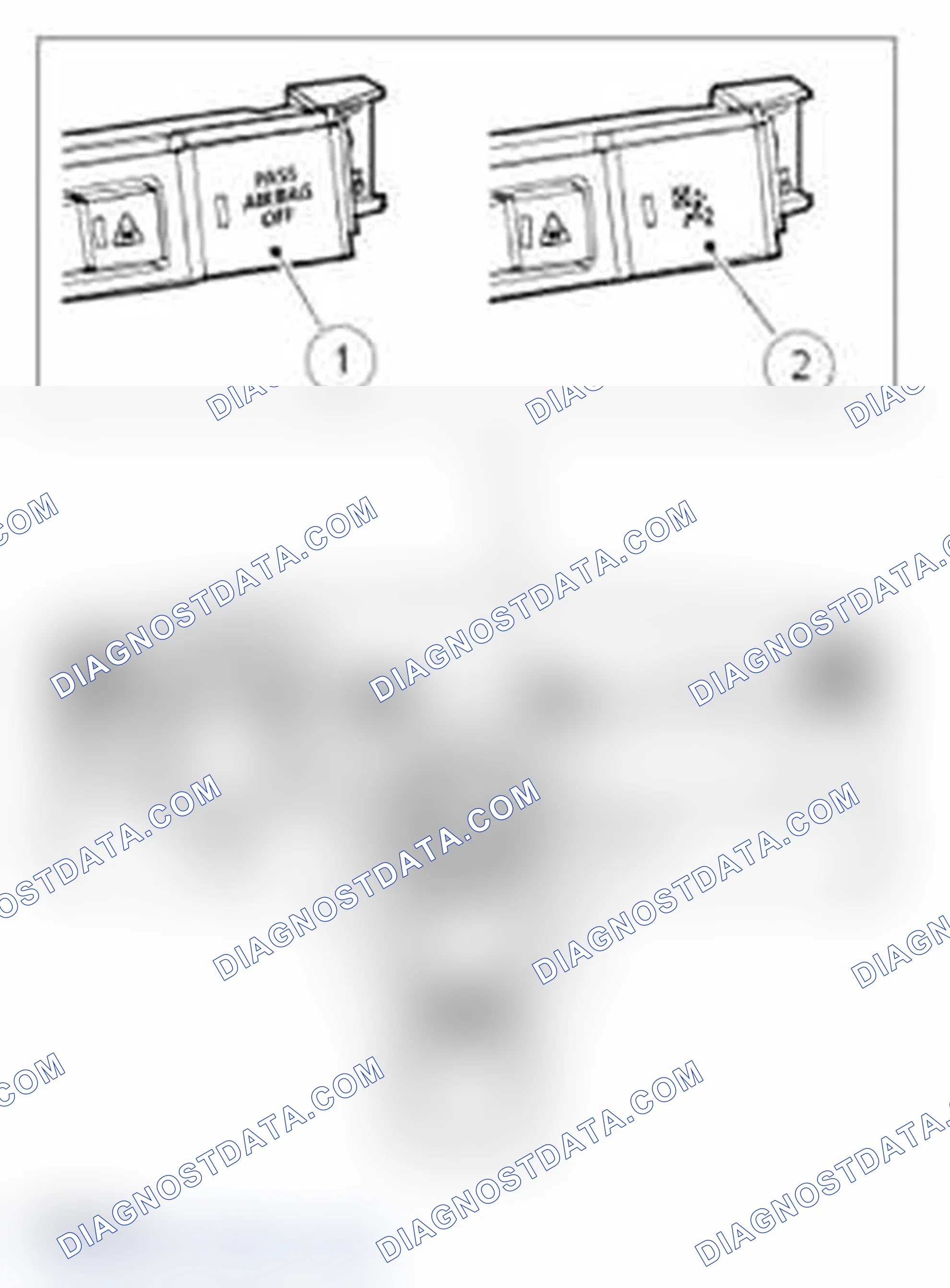Scheme 10: PASSENGER AIR BAG DEACTIVATION INDICATOR