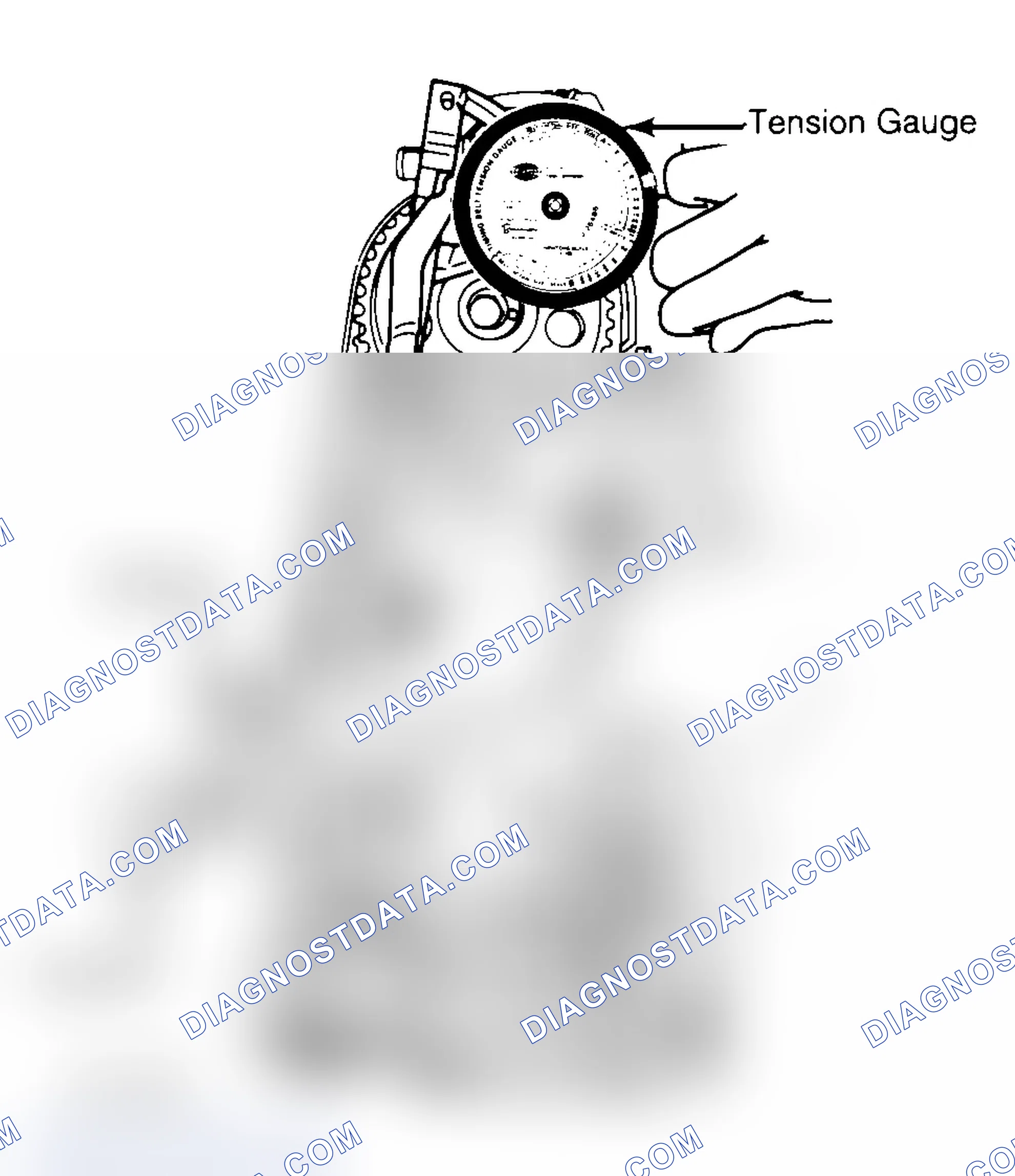 Scheme 28: Adjusting Typical Timing Belt Tension