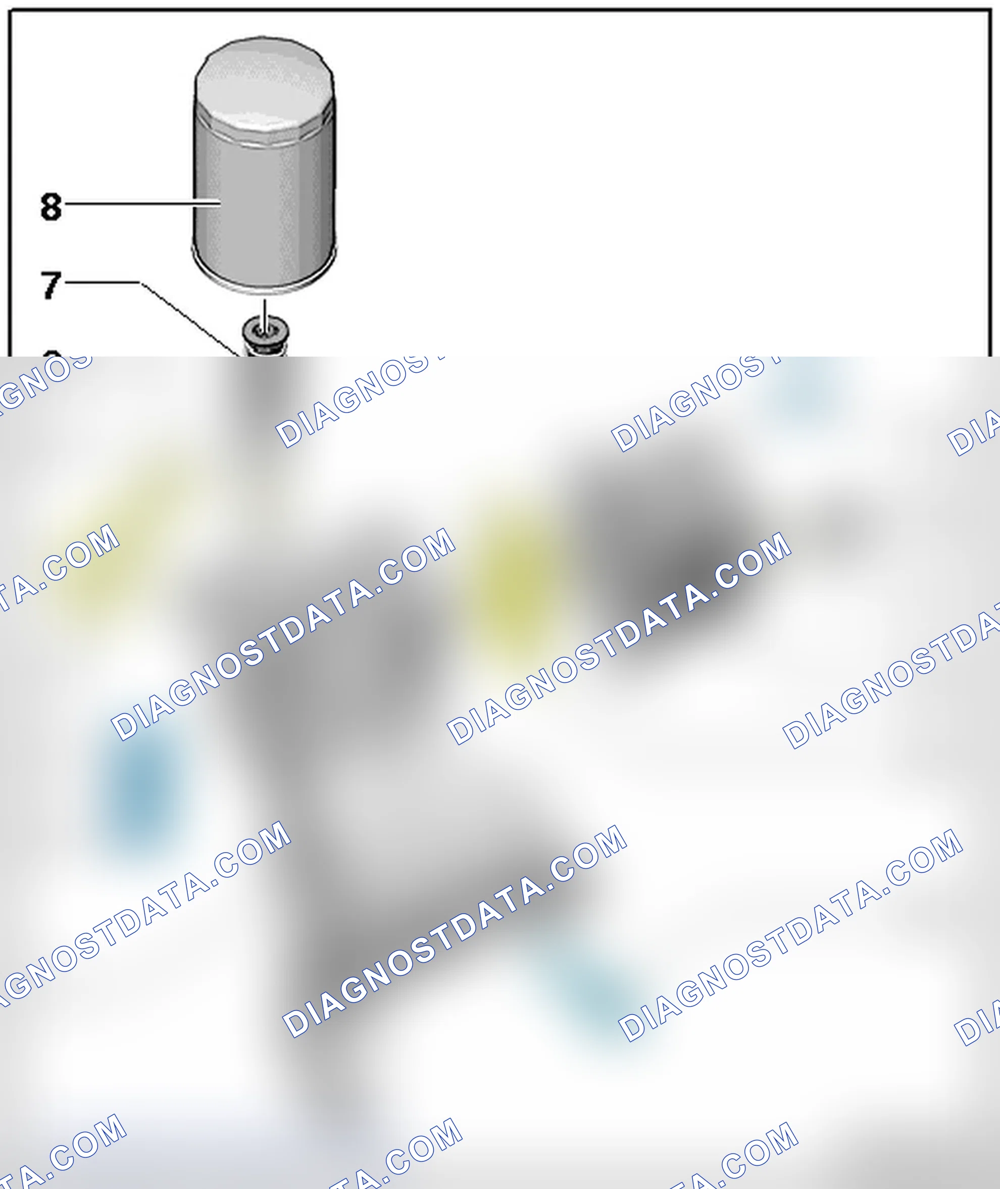 Scheme 51: OIL FILTER AND OIL COOLER OVERVIEW