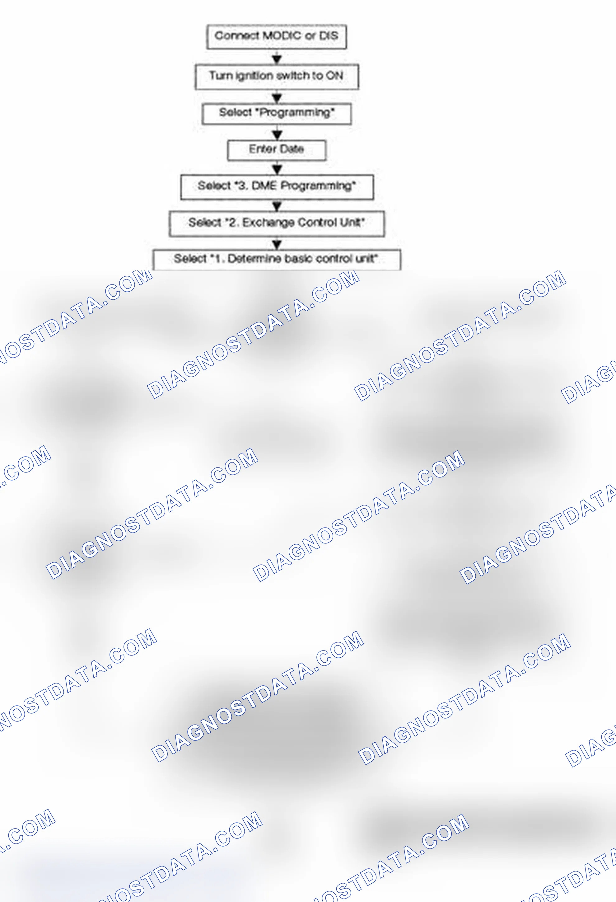 Scheme 117: Procedure for Flash Programming a Control Unit.