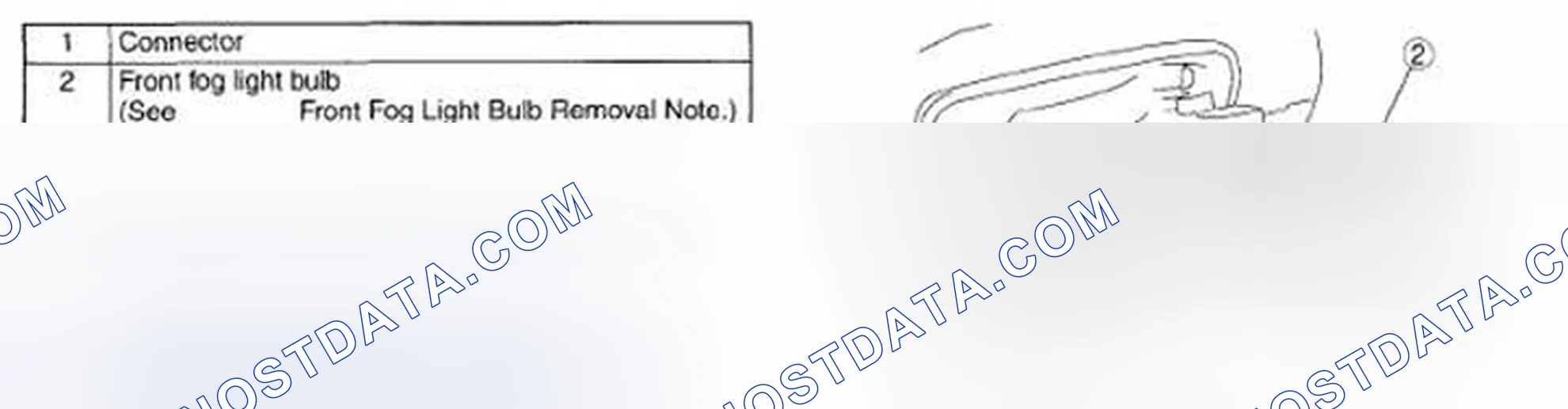 Scheme 36: FRONT FOG LIGHT BULB REMOVAL/INSTALLATION