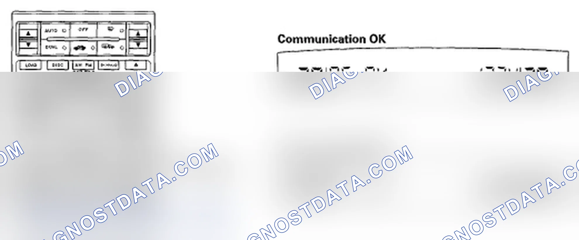 Scheme 44: Climate control system communication check mode