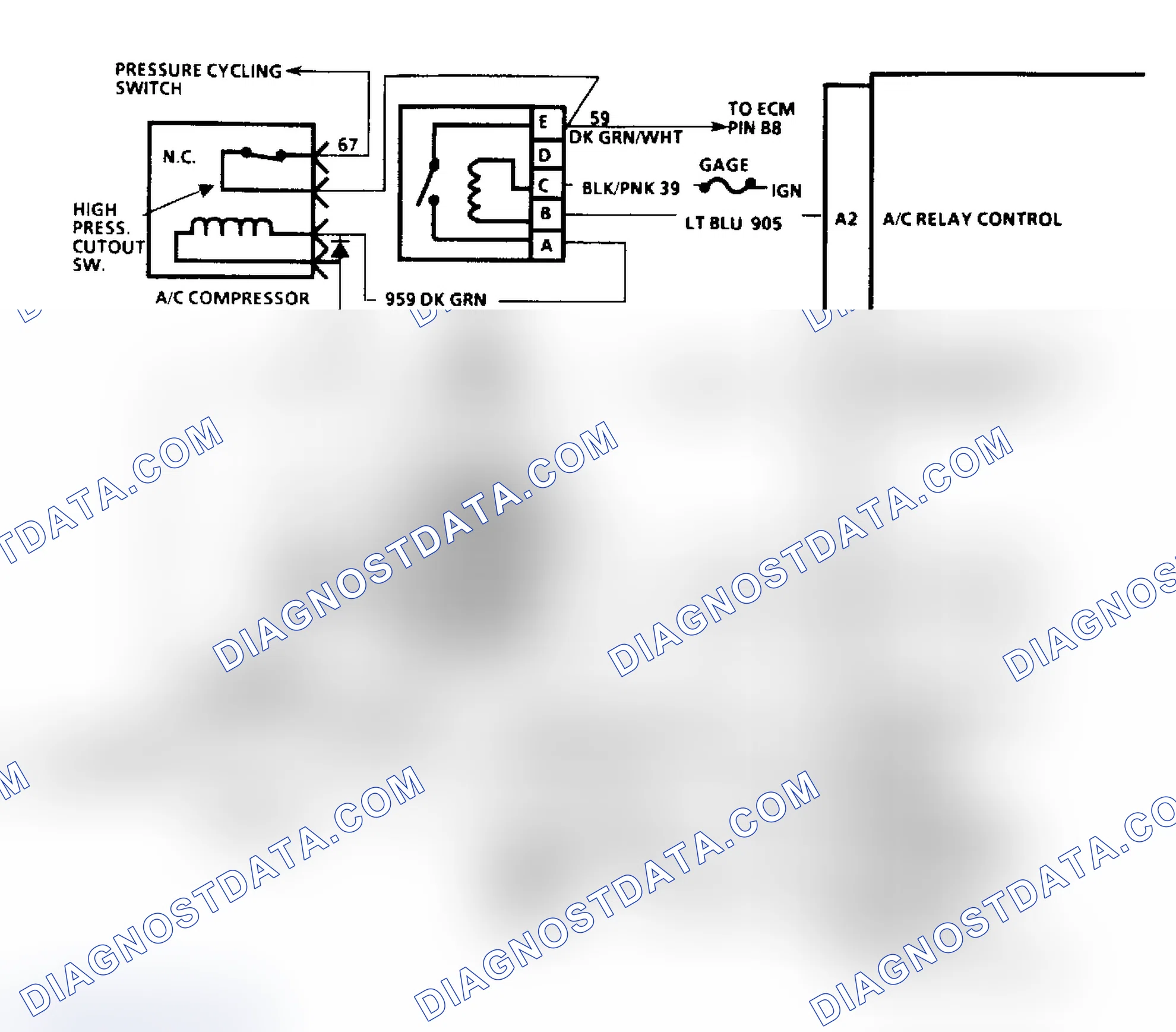 Scheme 323: Chart C1: ECM Quad-Driver Check Schematic