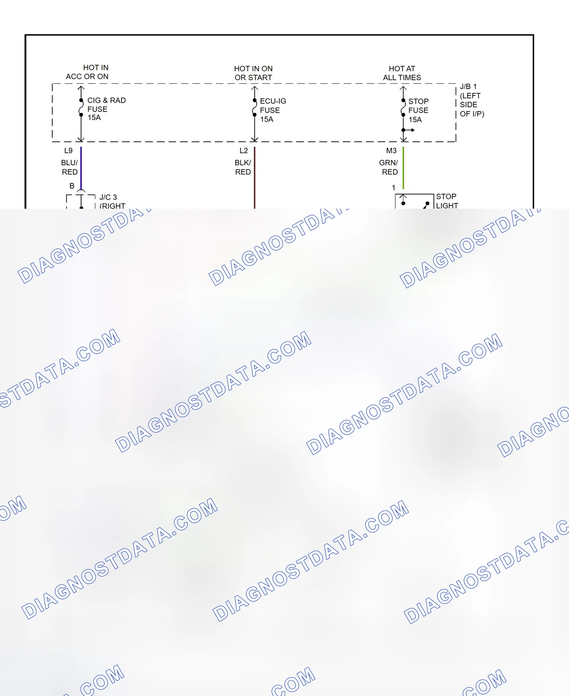 Scheme 11: Shift Interlock System Wiring Diagram (1995-96 Camry)