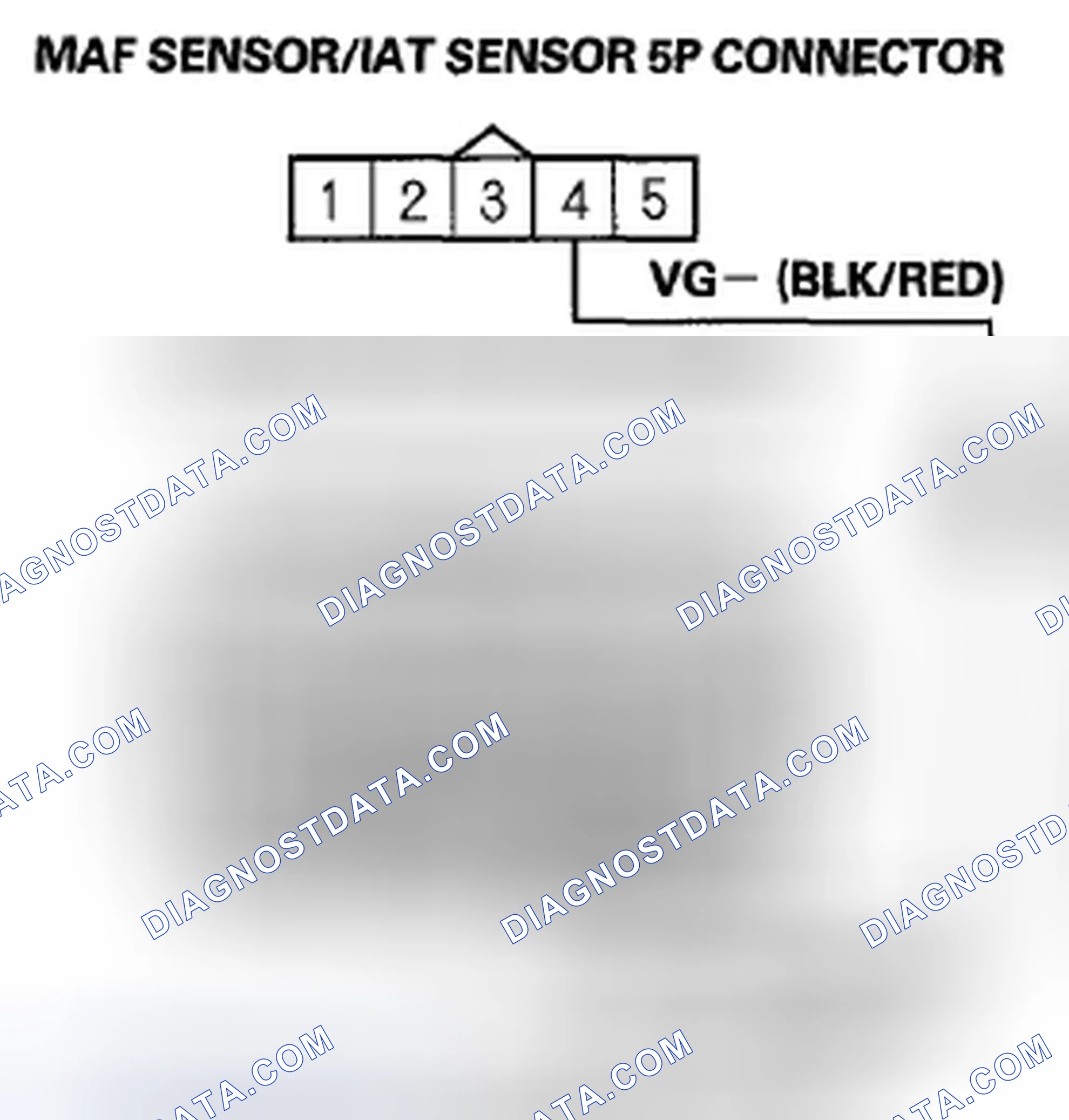 Scheme 159: DTC P0103: MAF Sensor Circuit High Voltage