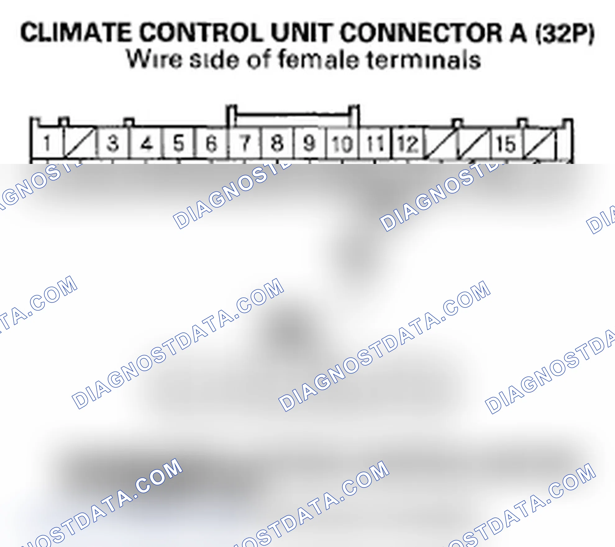 Scheme 60: DTC B1236 or DTC indicator M and AUTO: An Open in the Passenger's Air Mix Control Motor Circuit