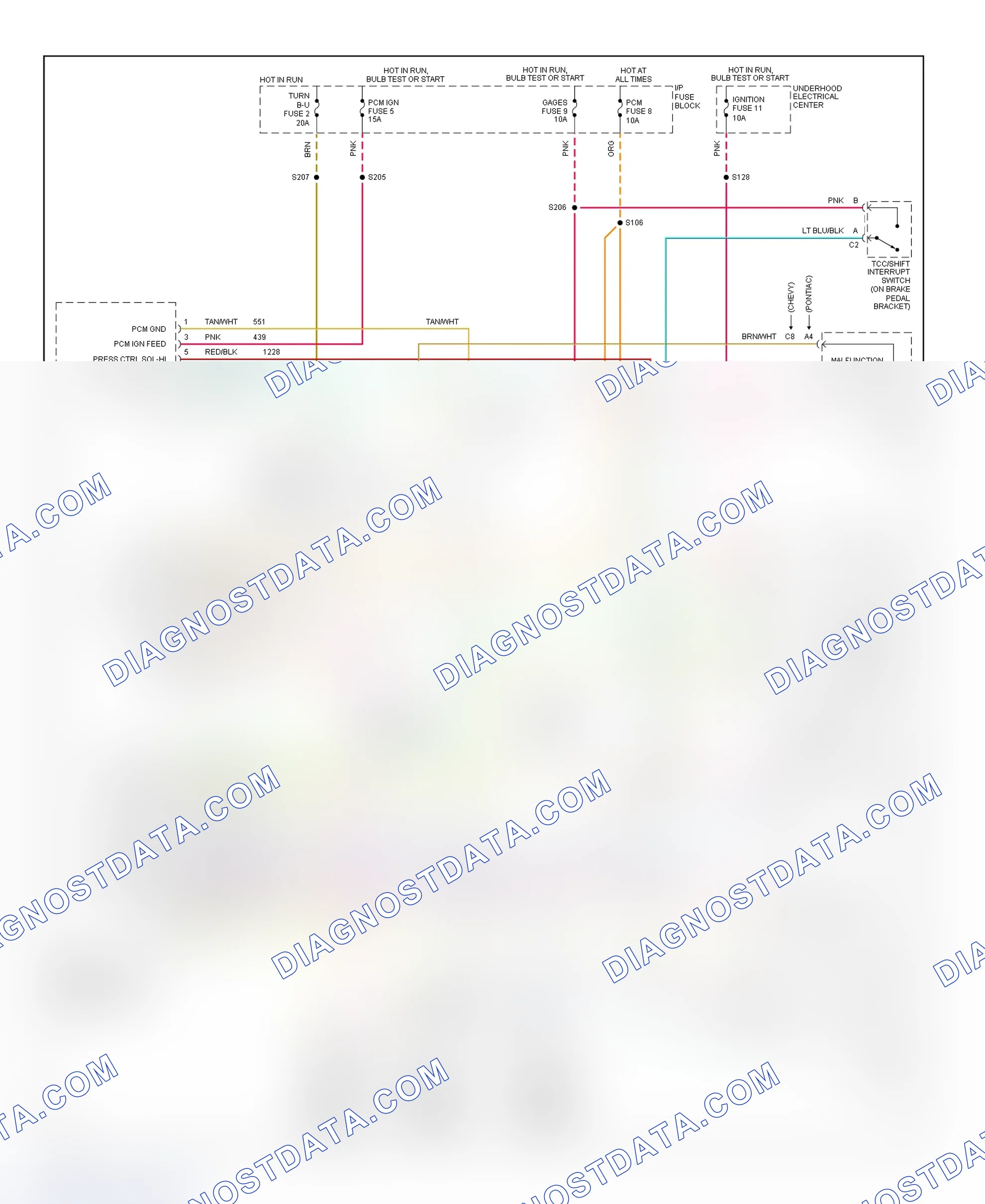 Scheme 338: 1995 "F" Body - 3.4L (Camaro & Firebird) Wiring Diagram