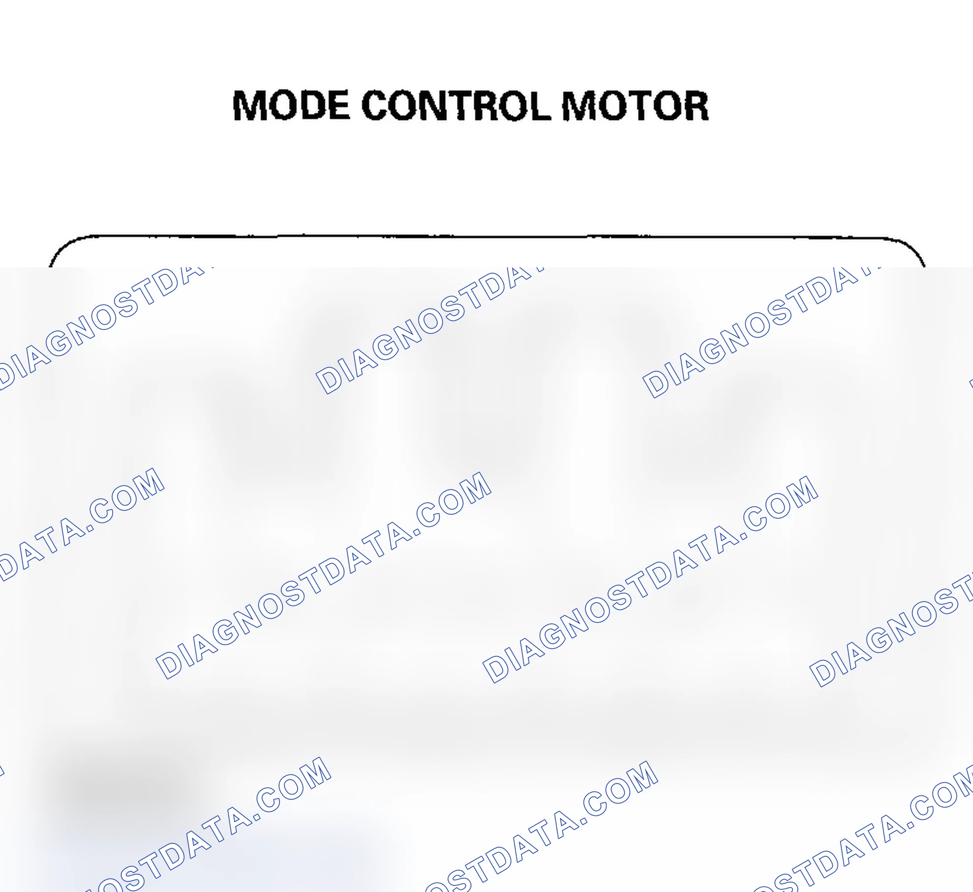Scheme 95: Mode Control Motor Test
