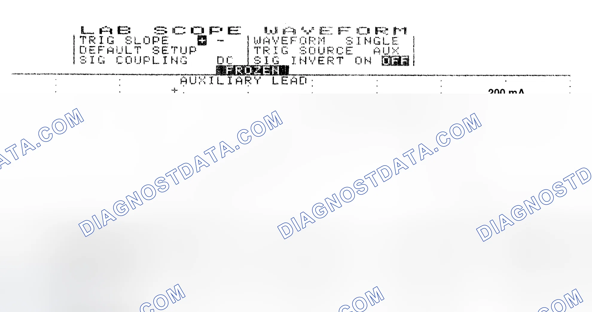 Scheme 13: Single Injector w/Normal Current Flow - Current Pattern
