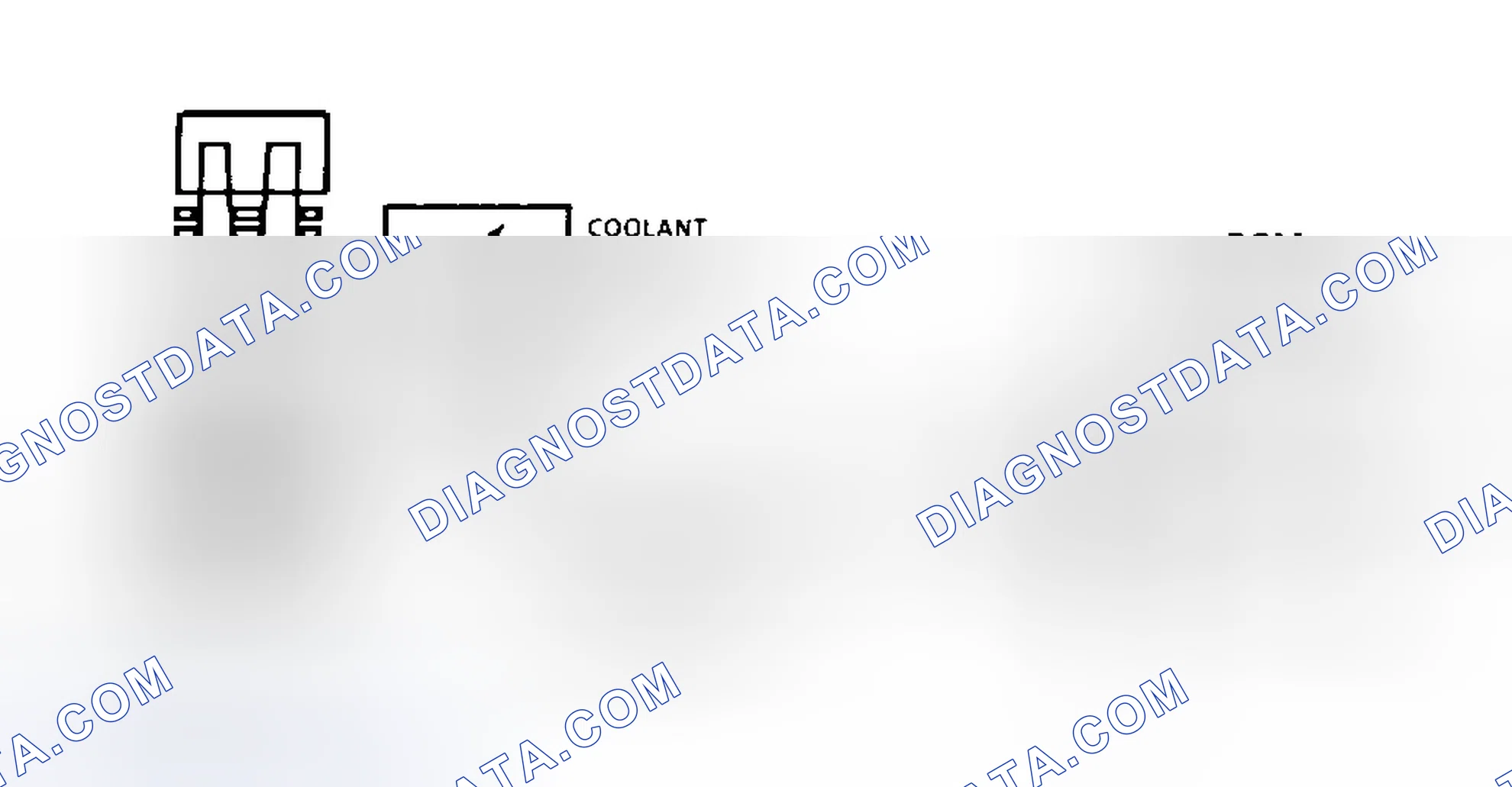 Scheme 182: Code 14 Schematic (All Models) Coolant Sensor Signal Voltage Low