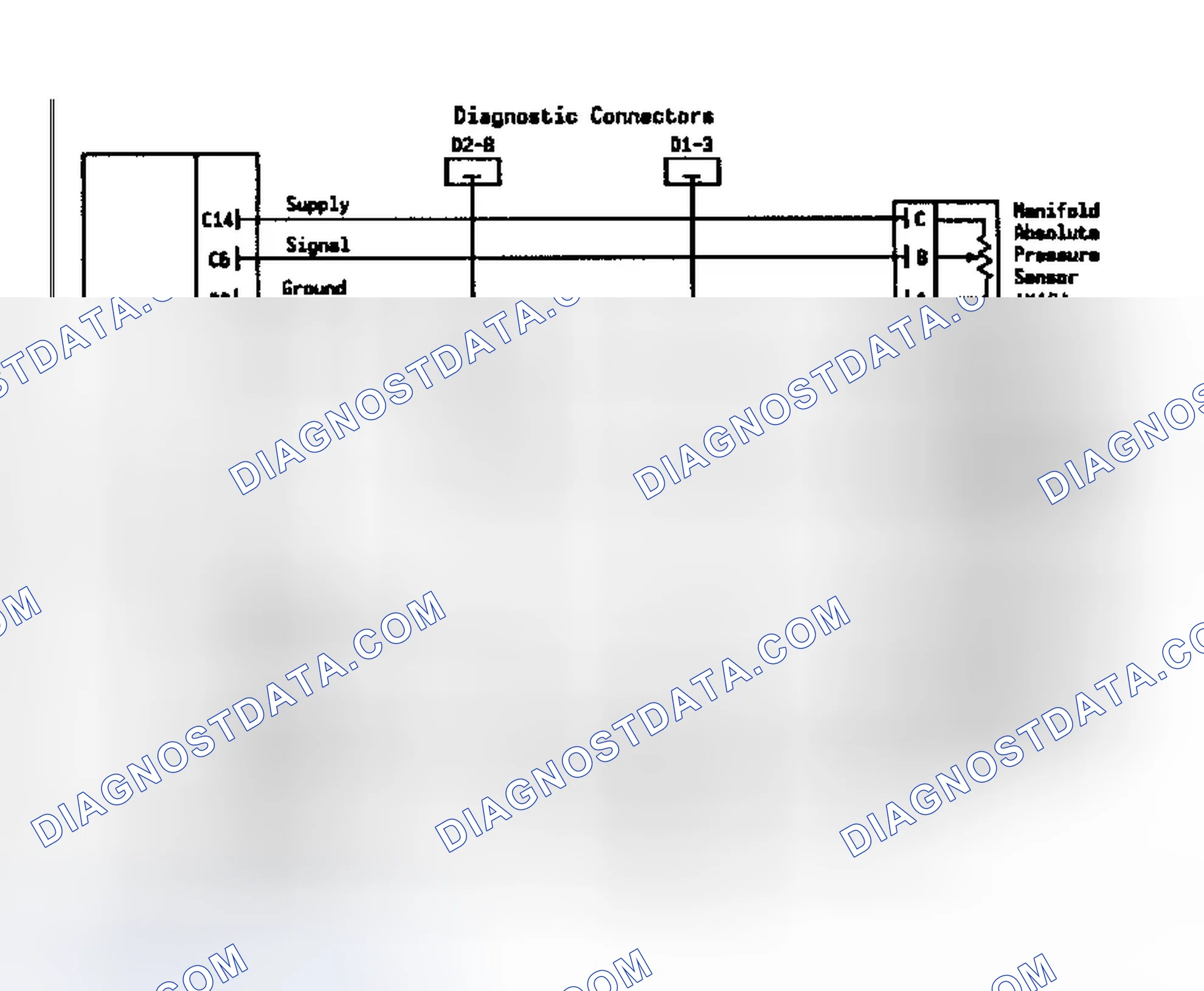 Scheme 106: Fault 1005: Circuit Diagram Sensor Ground Circuit Out of Limits