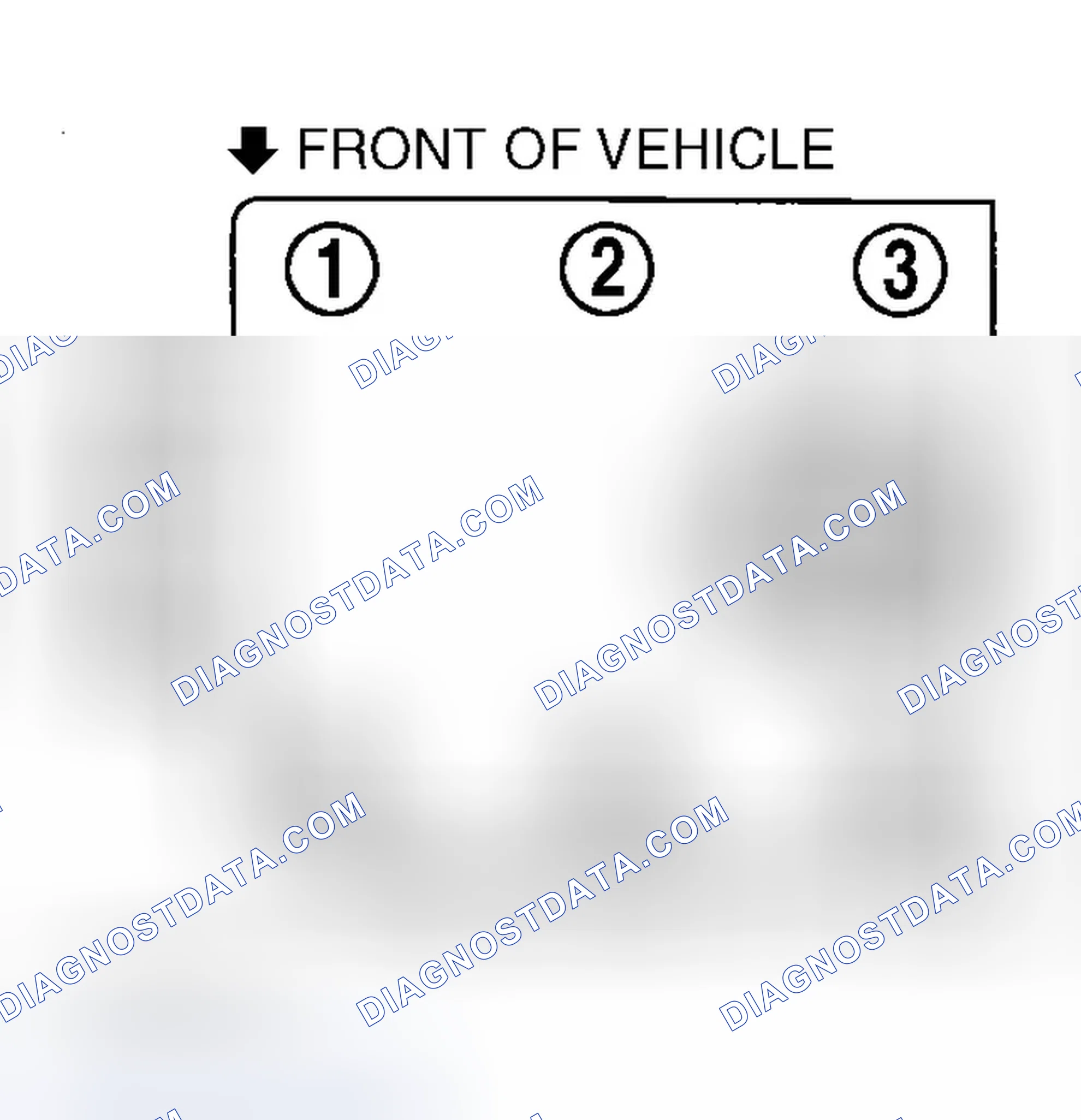 Scheme 7: Firing Order & Timing Marks (3.0L - Except SHO)