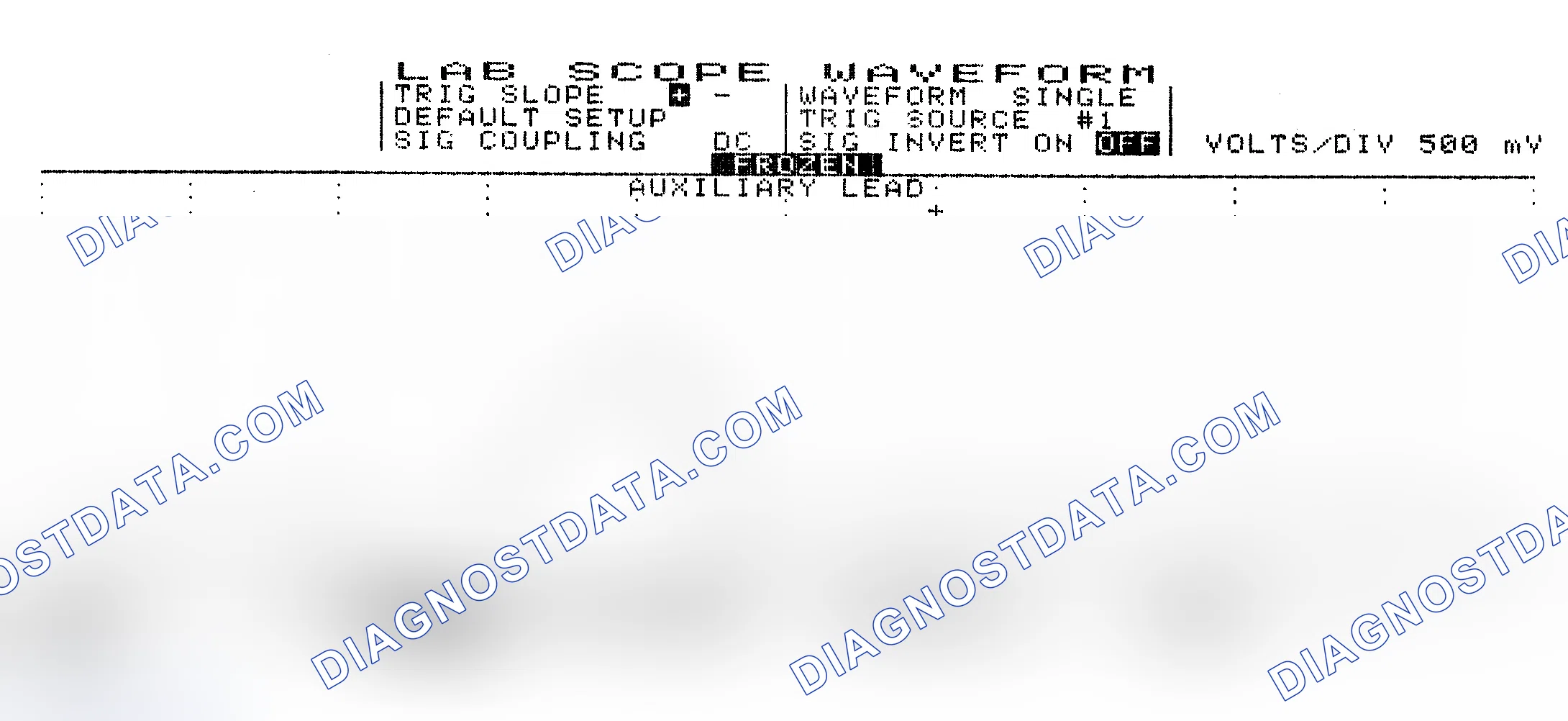 Scheme 10: Single Injector w/Excessive Current Flow - Current Pattern