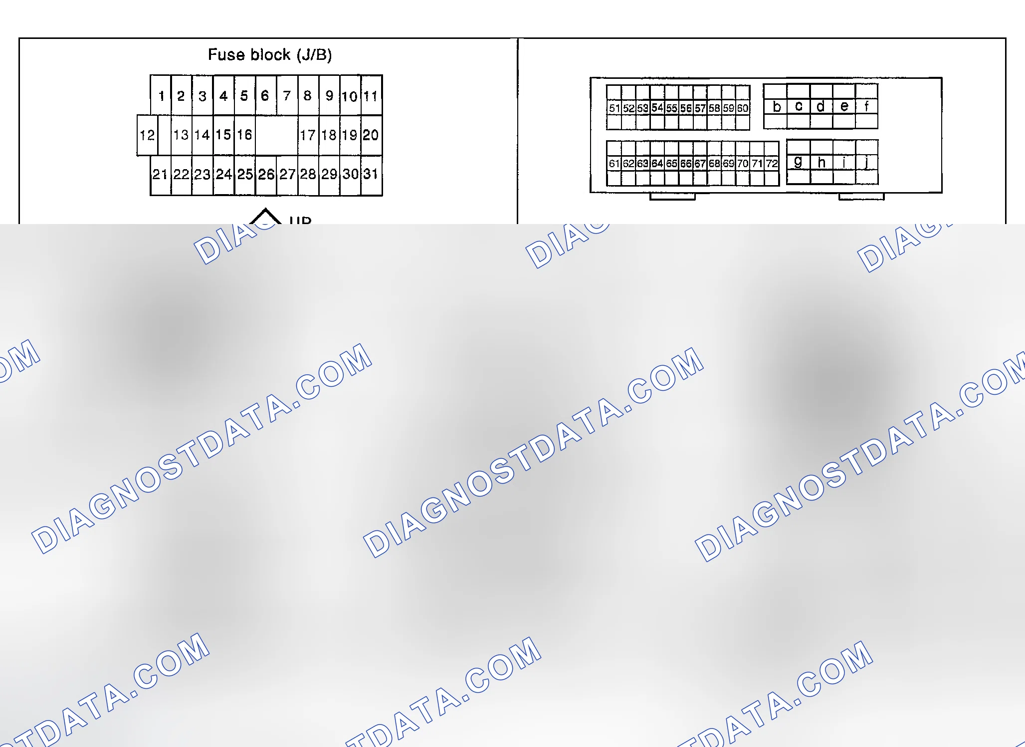 Scheme 1: Component Parts and Harness Connector Location