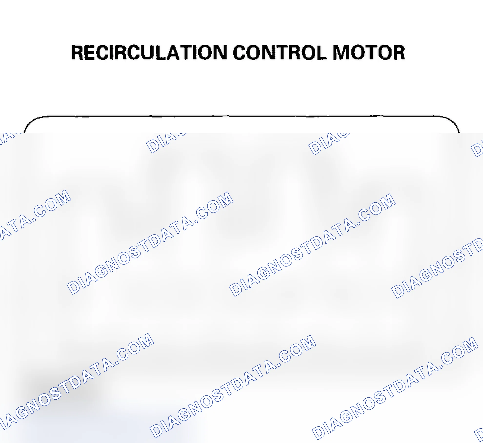 Scheme 97: Recirculation Control Motor Test