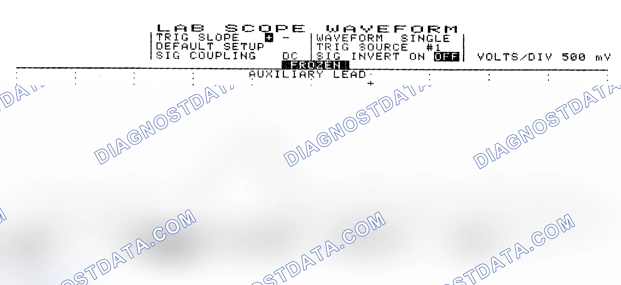 Scheme 10: Single Injector w/Excessive Current Flow - Current Pattern