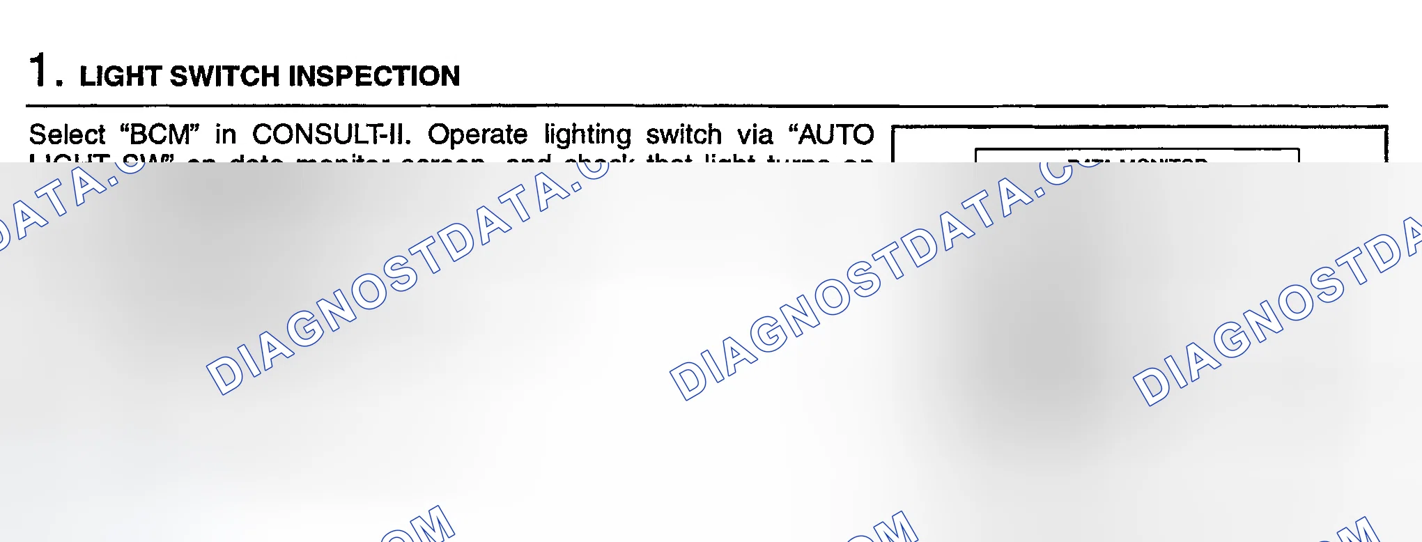 Scheme 7: LIGHT SWITCH INSPECTION