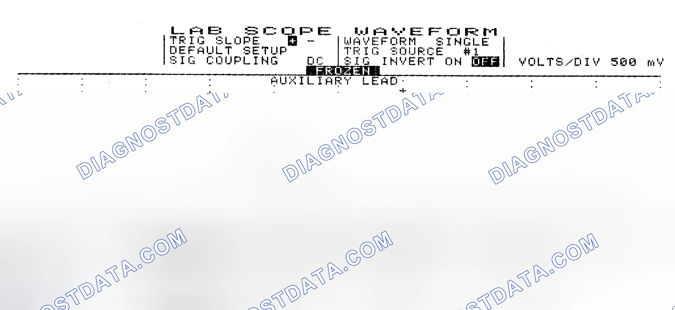 Scheme 10: Single Injector w/Excessive Current Flow - Current Pattern