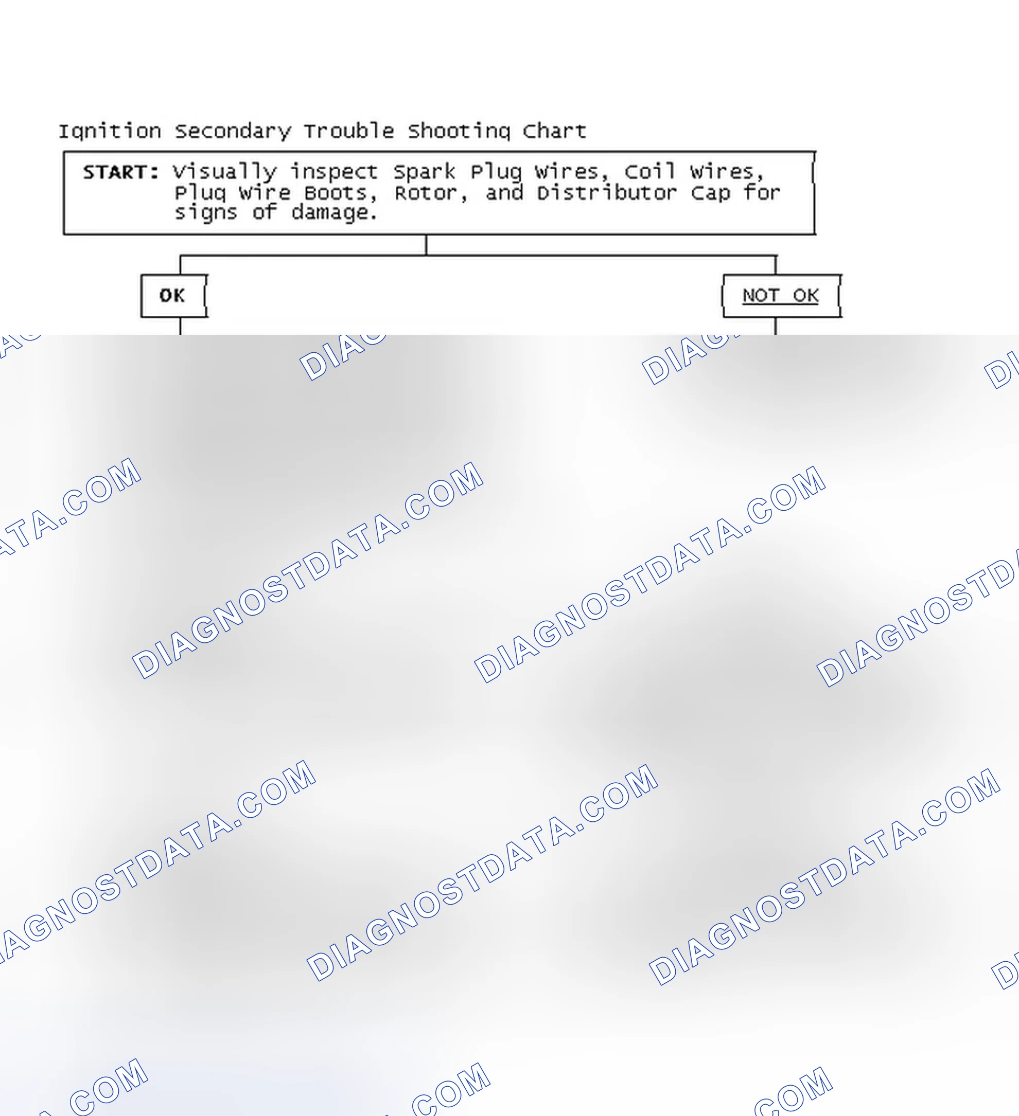 Scheme 1: Ignition Secondary Trouble Shooting Chart