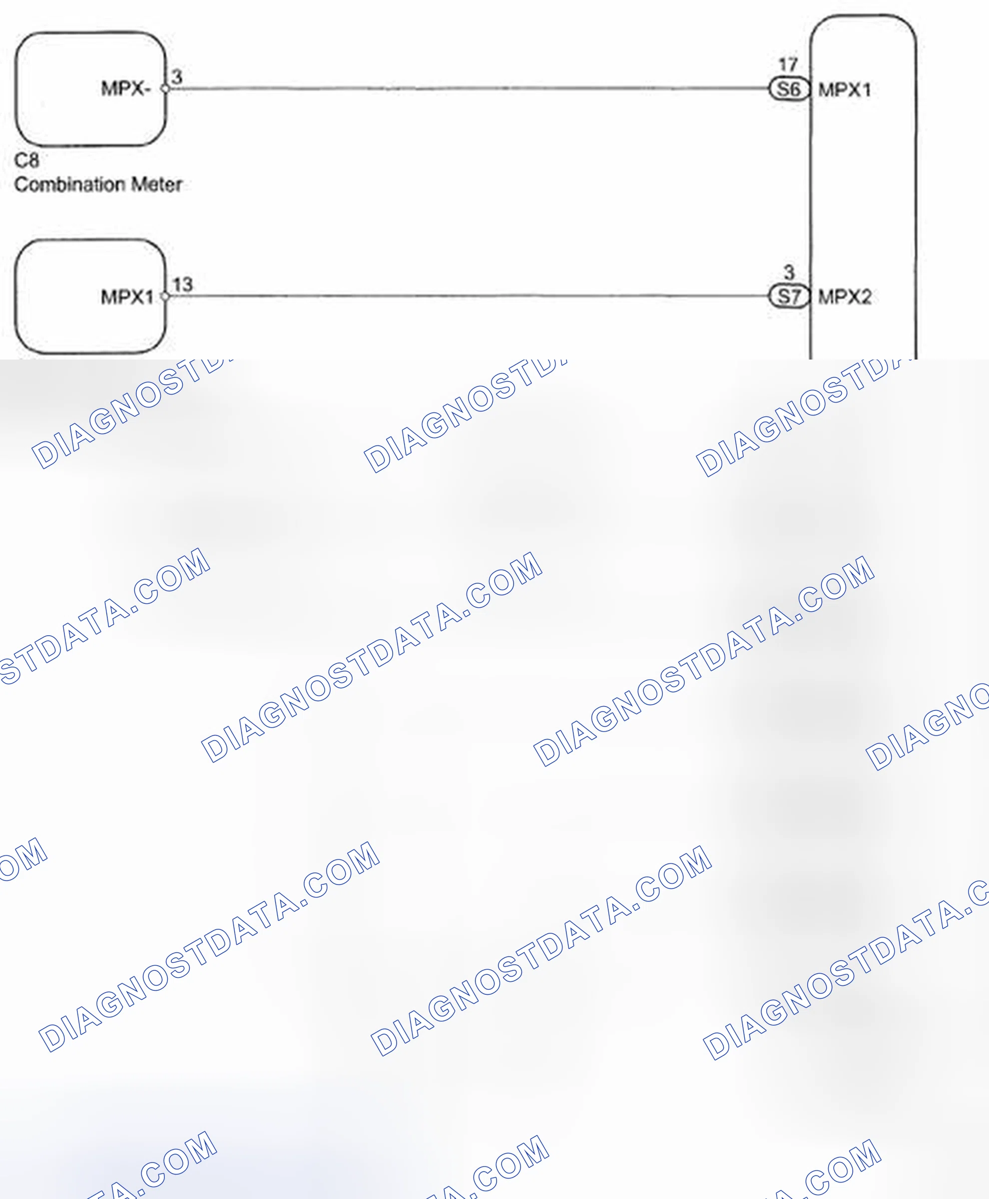 Scheme 74: Skid Control ECU Communication - Wiring Diagram